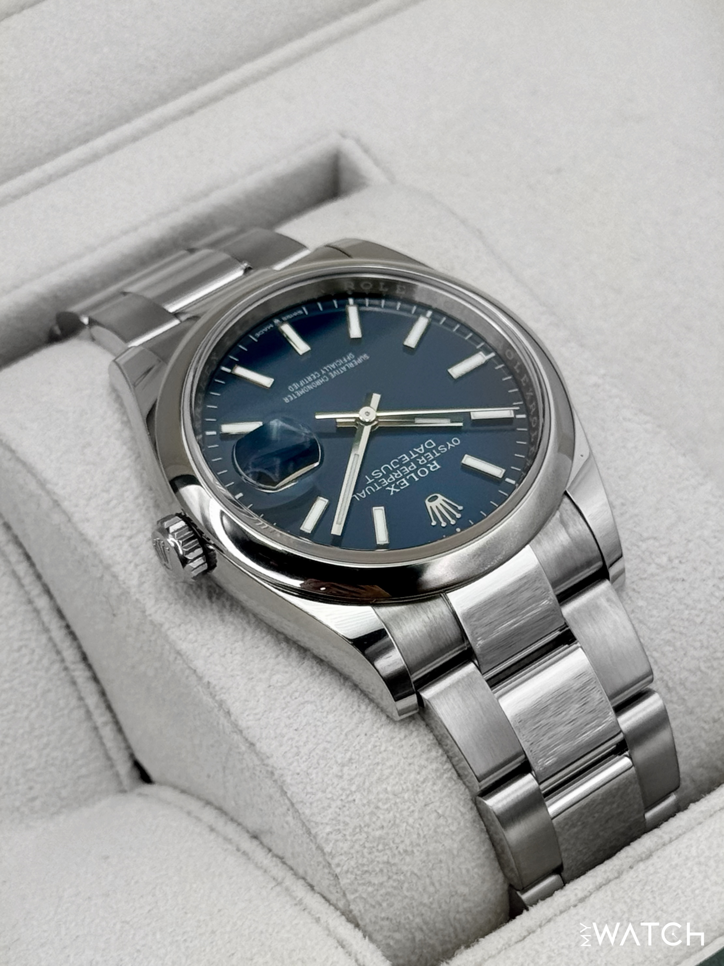 NEW 2025 Rolex Datejust 36mm 126200 Stainless Steel Oyster Blue Dial