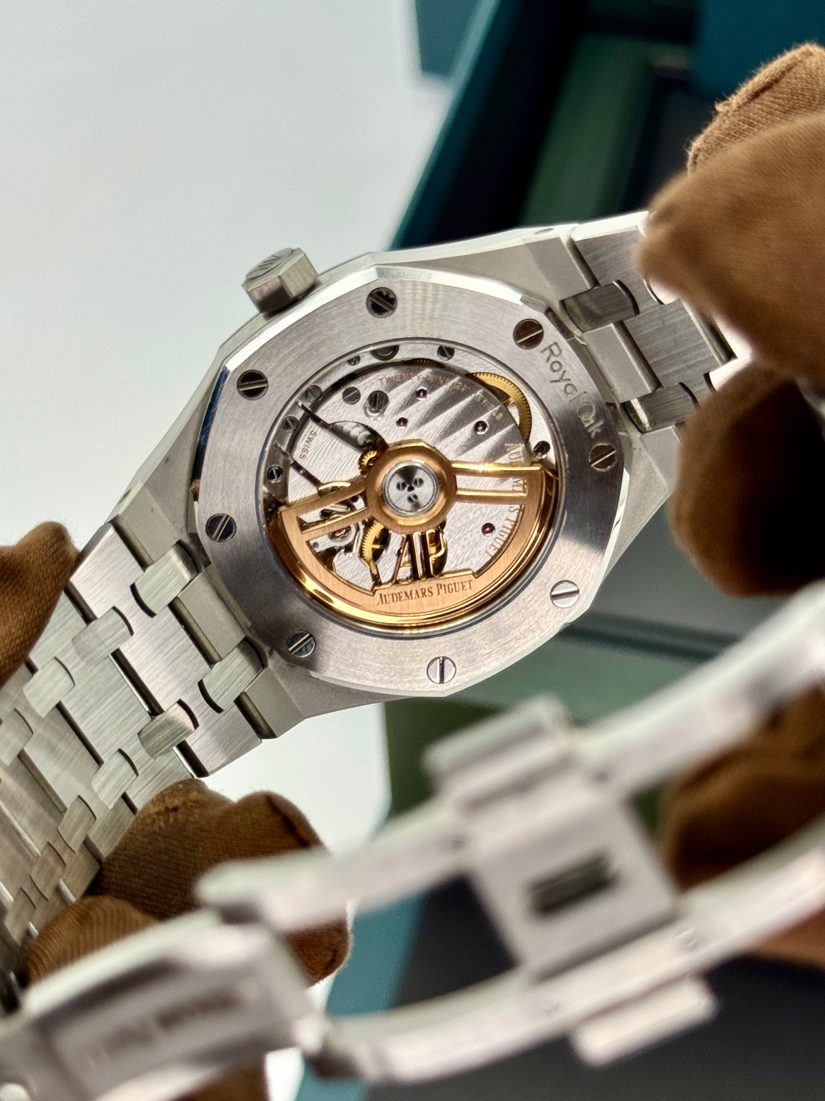 2024 Audemars Piguet Royal Oak 37mm 15550ST Stainless Steel Blue Dial
