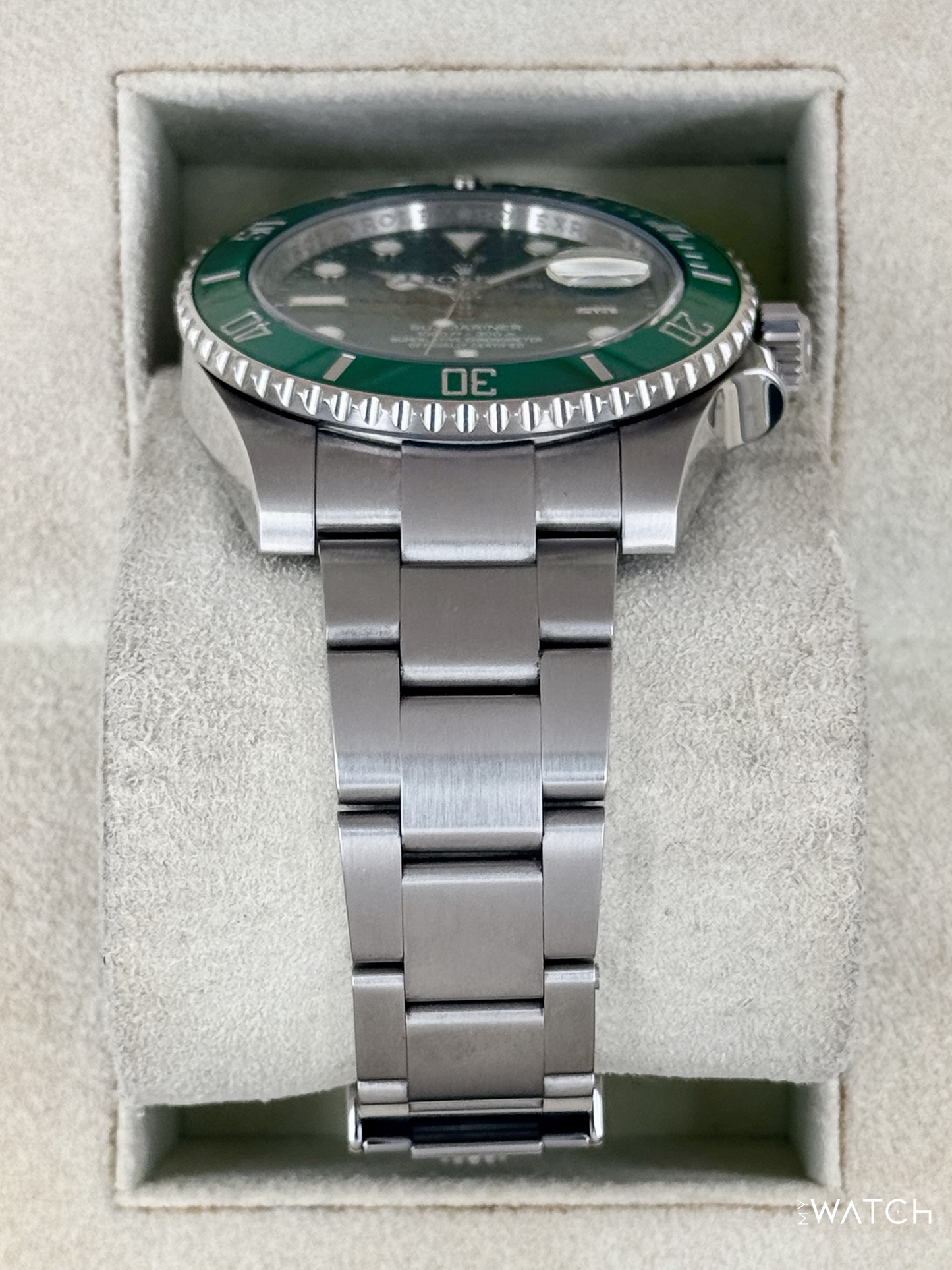 2013 Rolex Submariner “Hulk” 40mm 116610LV Green Dial - MyWatchLLC