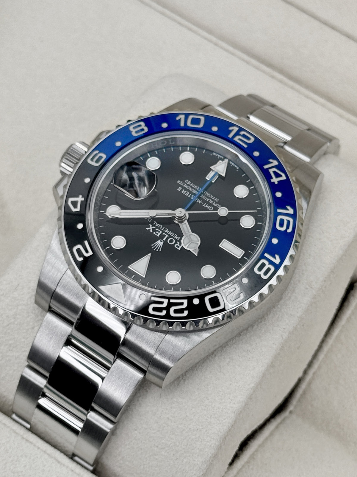 2022 Rolex GMT-Master II Batman 40mm 126710BLNR Oyster