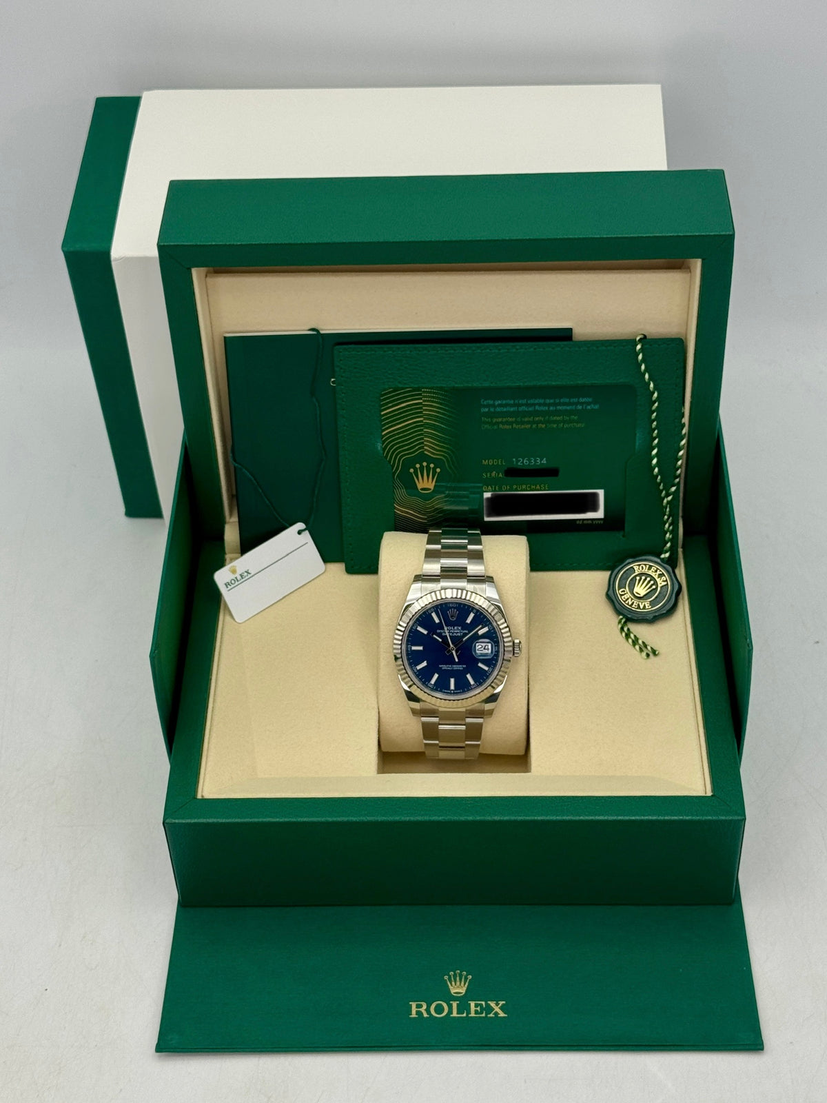 NEW 2026 Rolex Datejust 41mm 126334 Stainless Steel Oyster Blue Dial