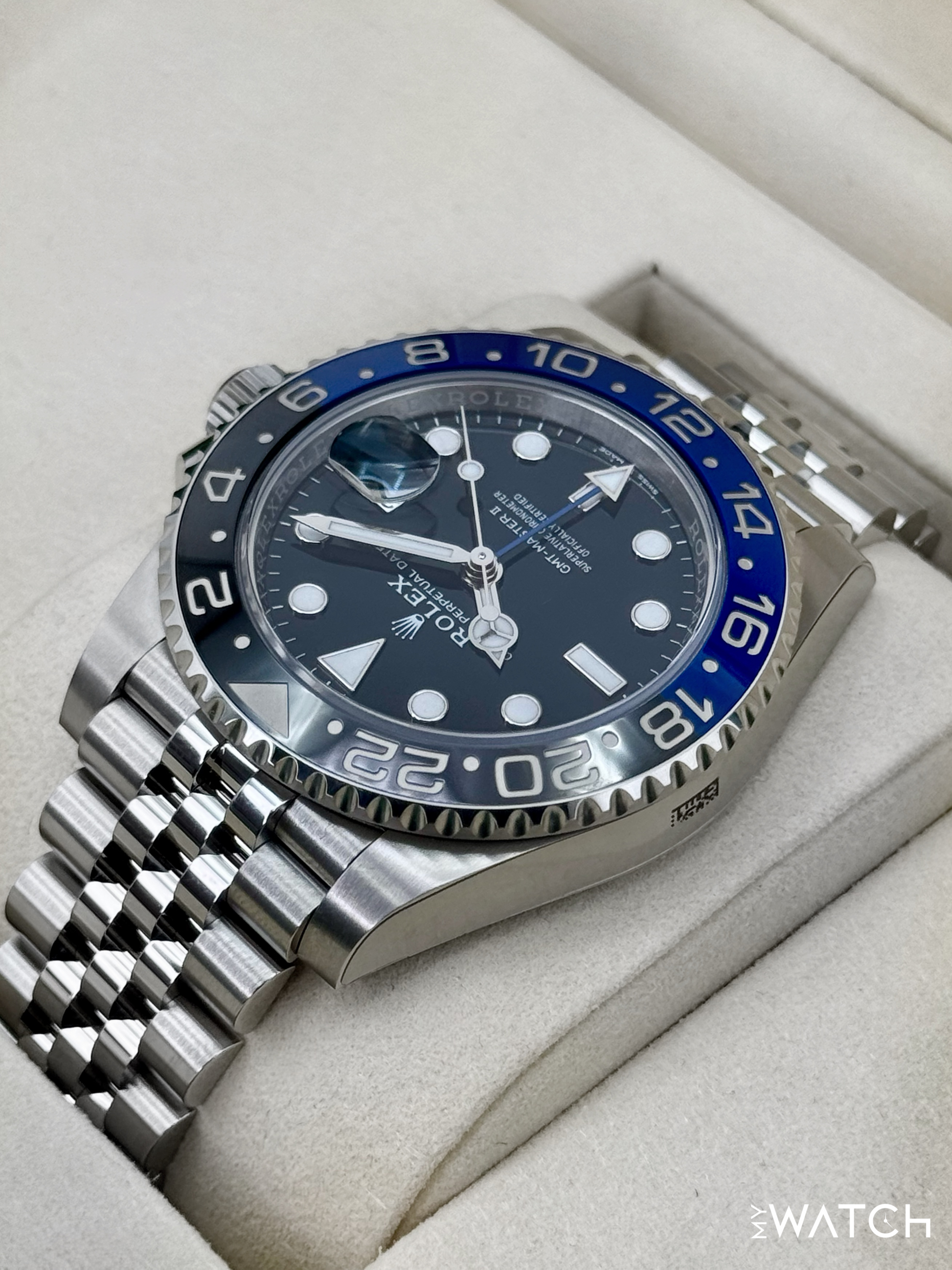 2025 Rolex GMT-Master II "Batgirl" 40mm 126710BLNR Jubilee - MyWatchLLC