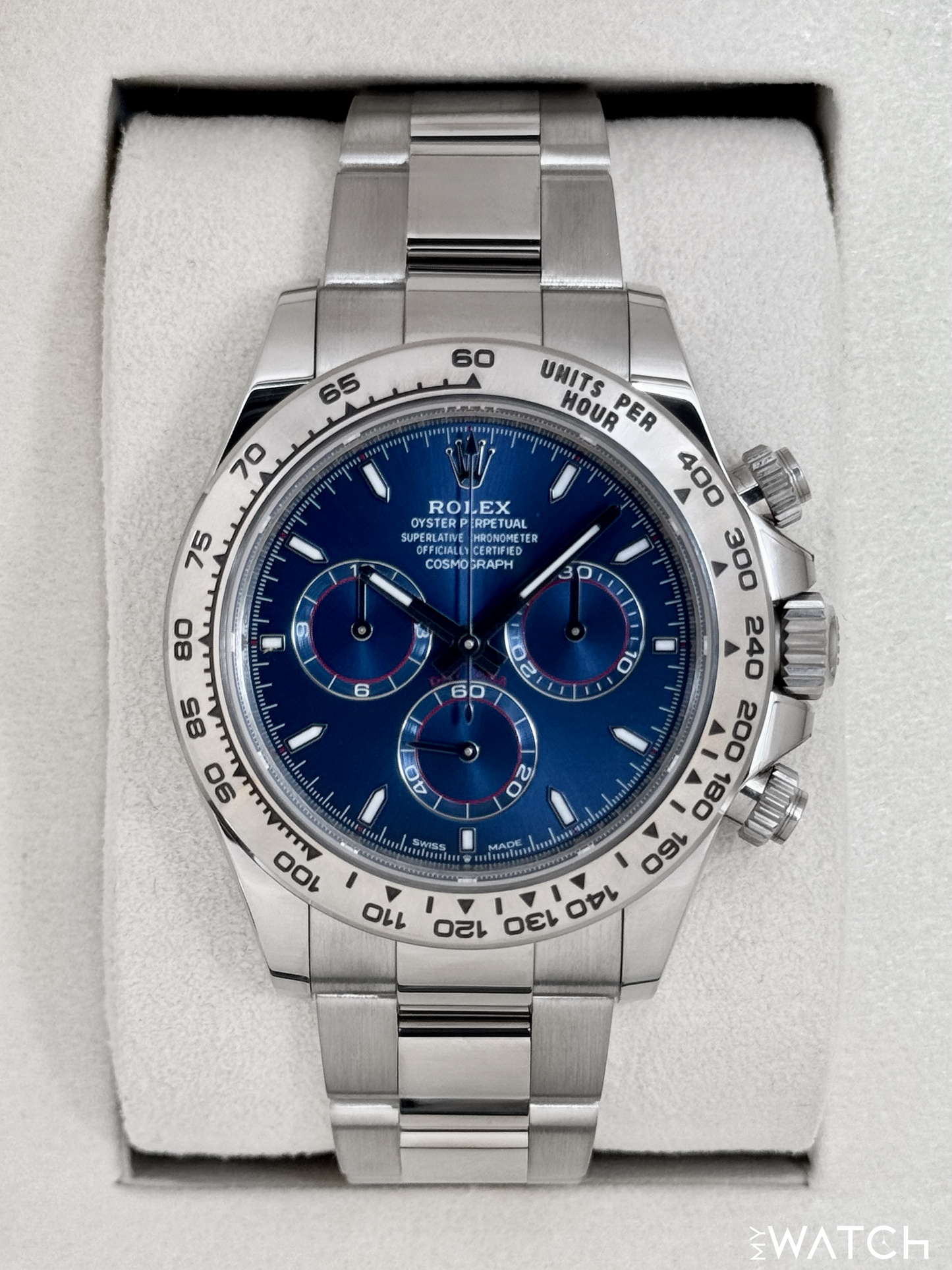 NEW 2025 Rolex Daytona 40mm 126509 White Gold Blue Dial (STICKERED)
