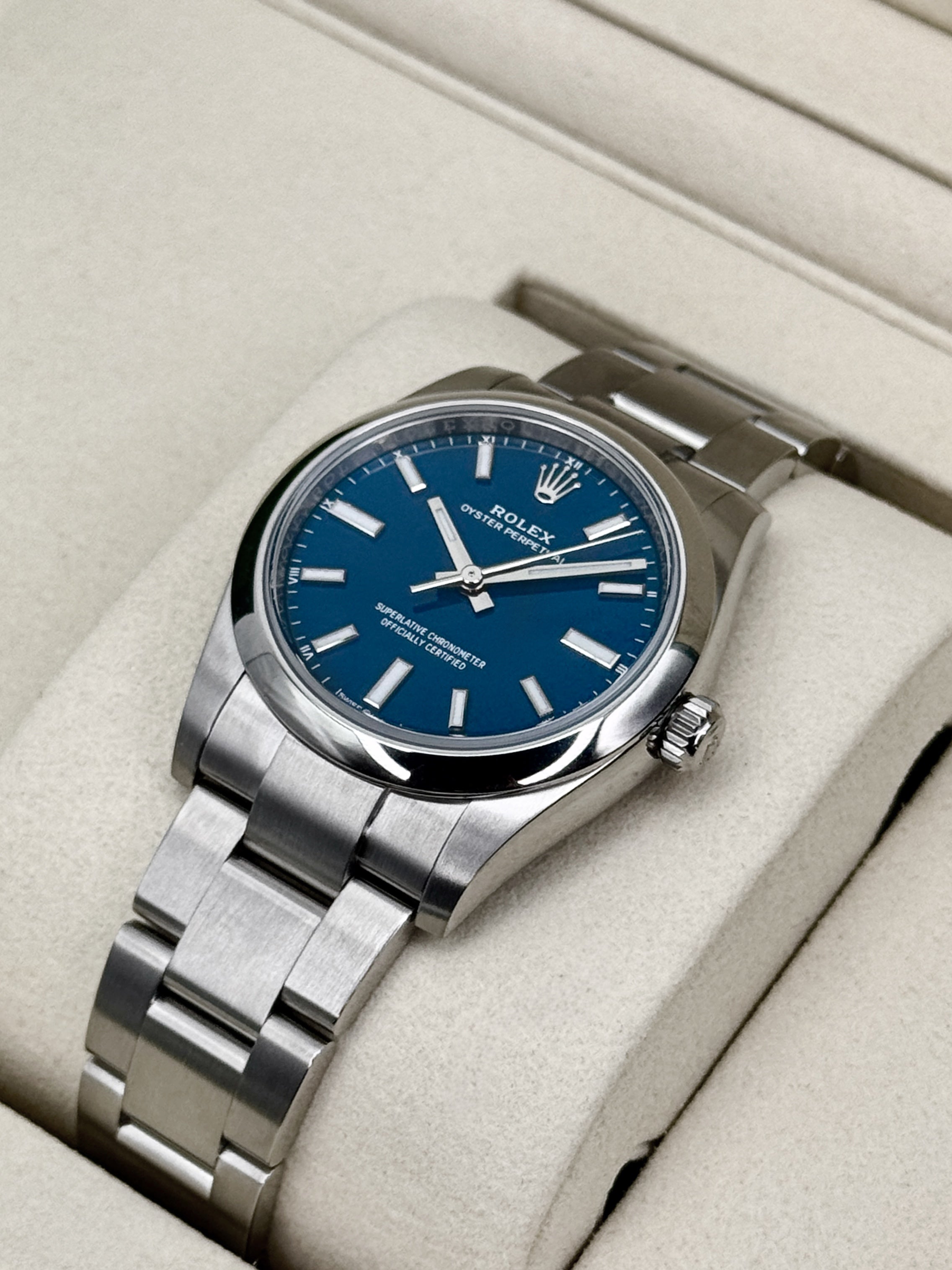 NEW 2026 Rolex Oyster Perpetual 31mm 277200 Med Blue Dial | My