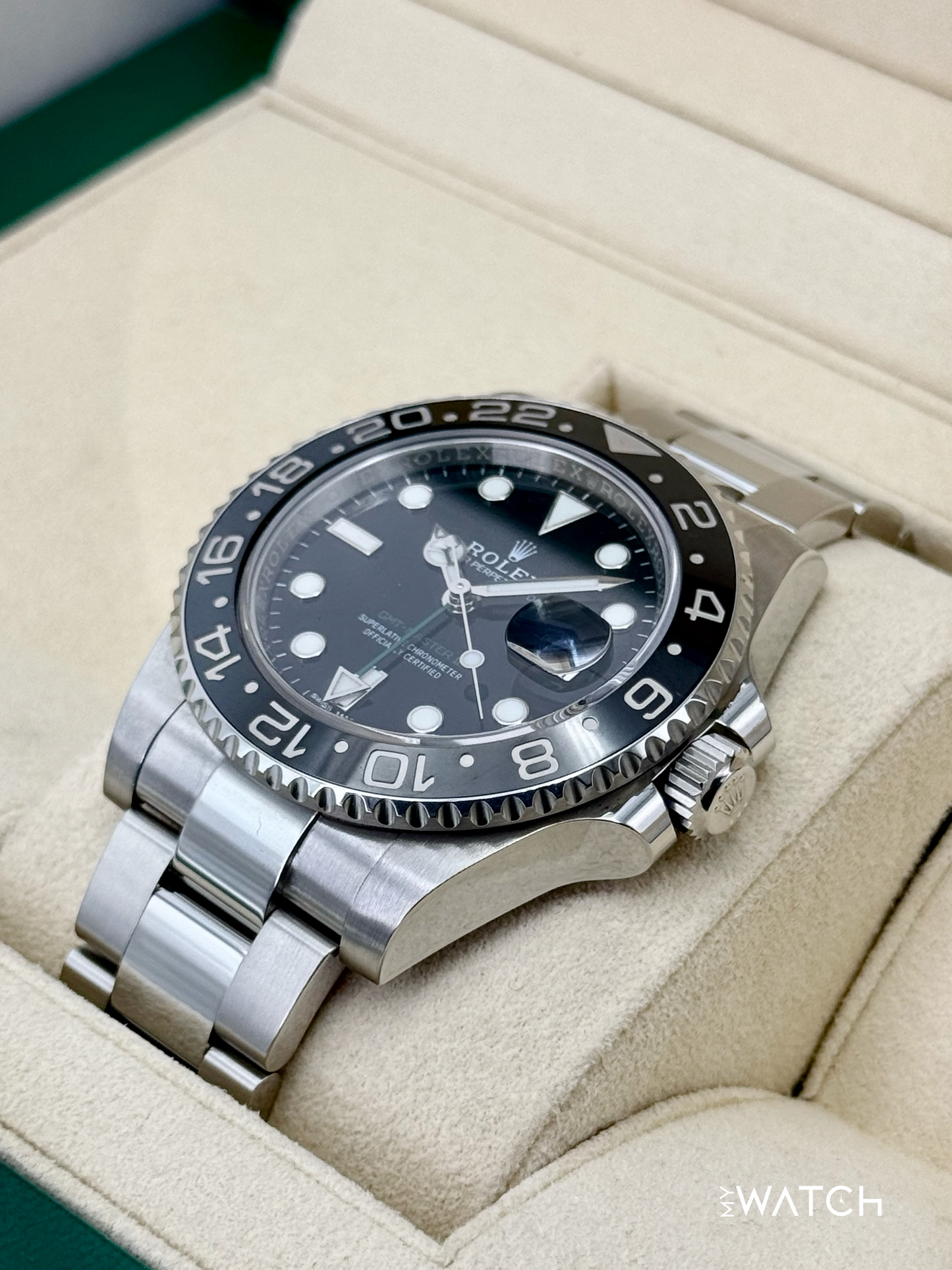 2018 Rolex GMT-Master II 40mm 116710LN Stainless Steel Black Dial