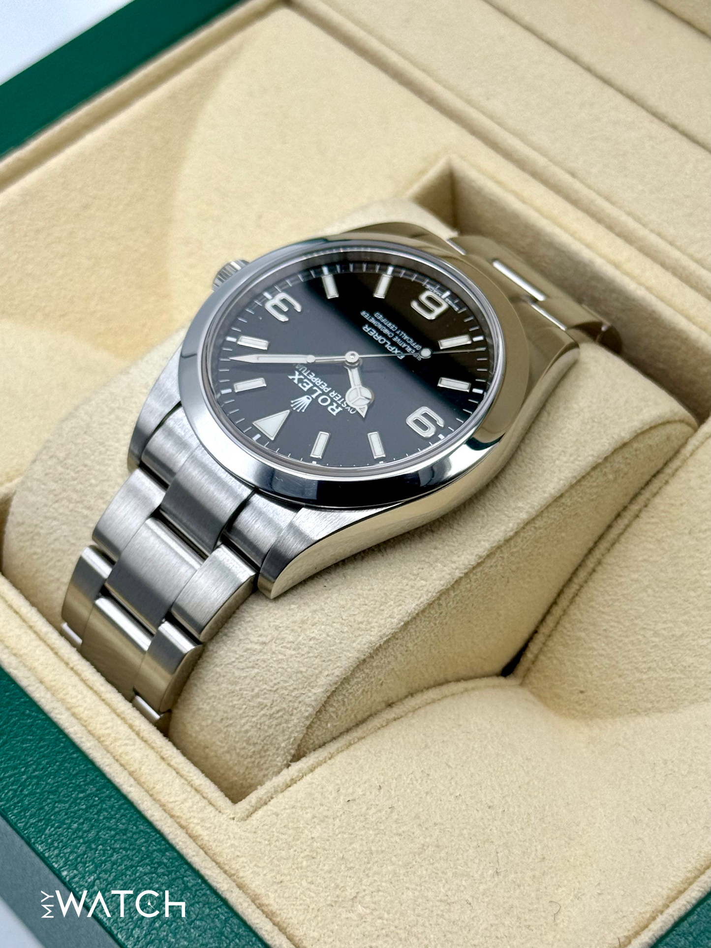 2020 Rolex Explorer 39mm 214270 Stainless Steel Black Dial