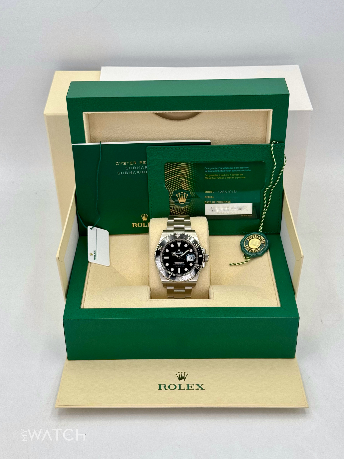 2025 Rolex Submariner 41mm 126610LN Stainless Steel Black Dial