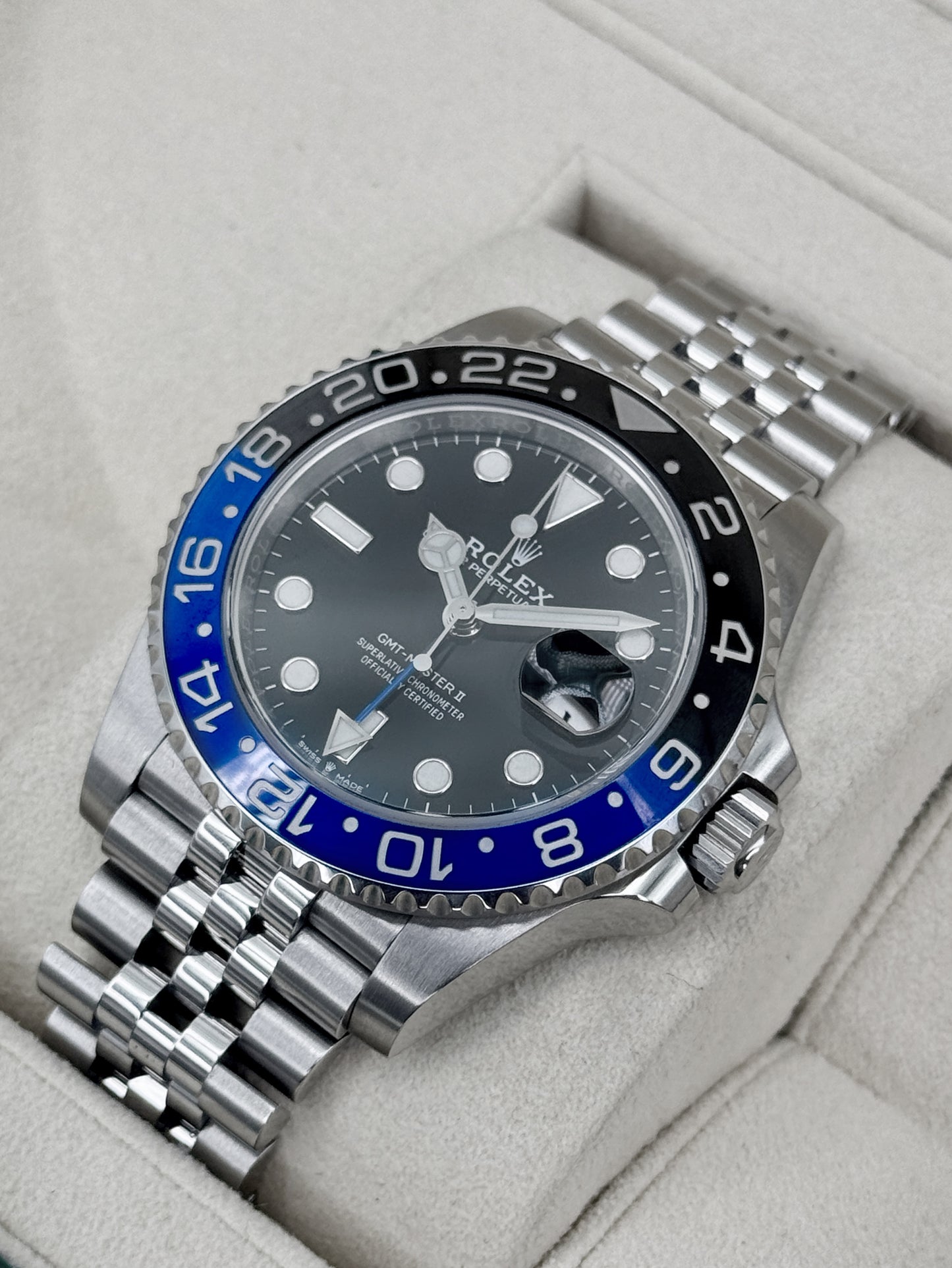 2021 Rolex GMT-Master II Batgirl 40mm 126710BLNR Jubilee