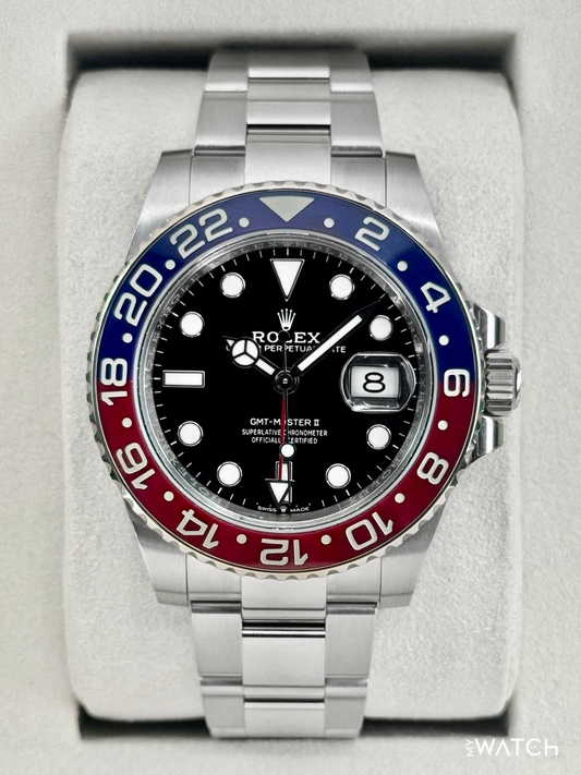 2025 Rolex GMT-Master II "Pepsi" 40mm 126710BLRO Oyster - MyWatchLLC