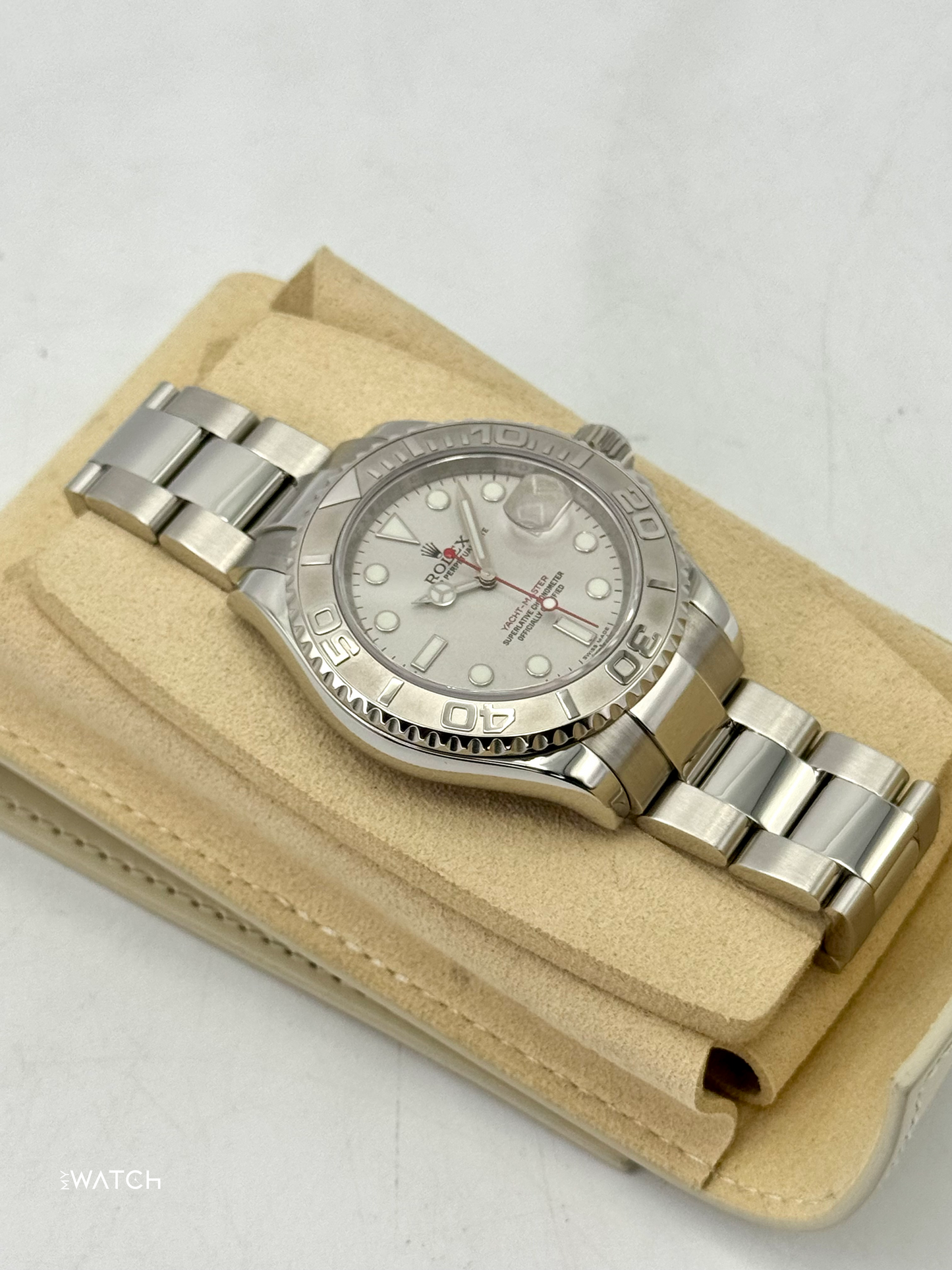 2025 CPO Rolex Yacht-Master 40mm 16622 Platinum Bezel and Dial
