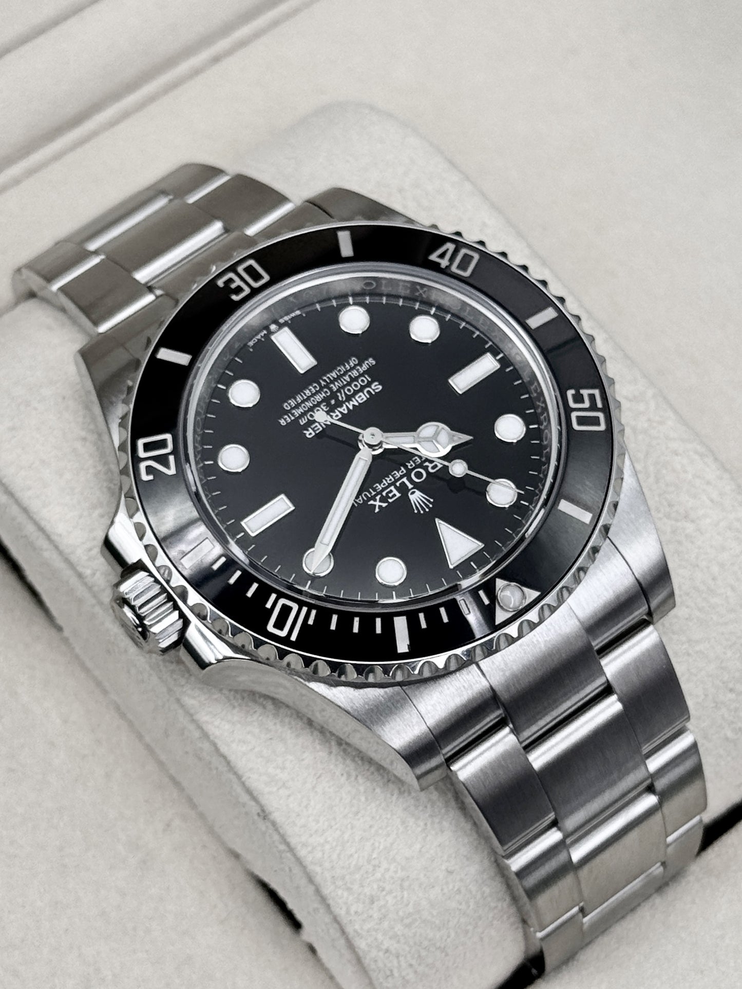 2025 Rolex Submariner 41mm 124060 Stainless Steel Black Dial