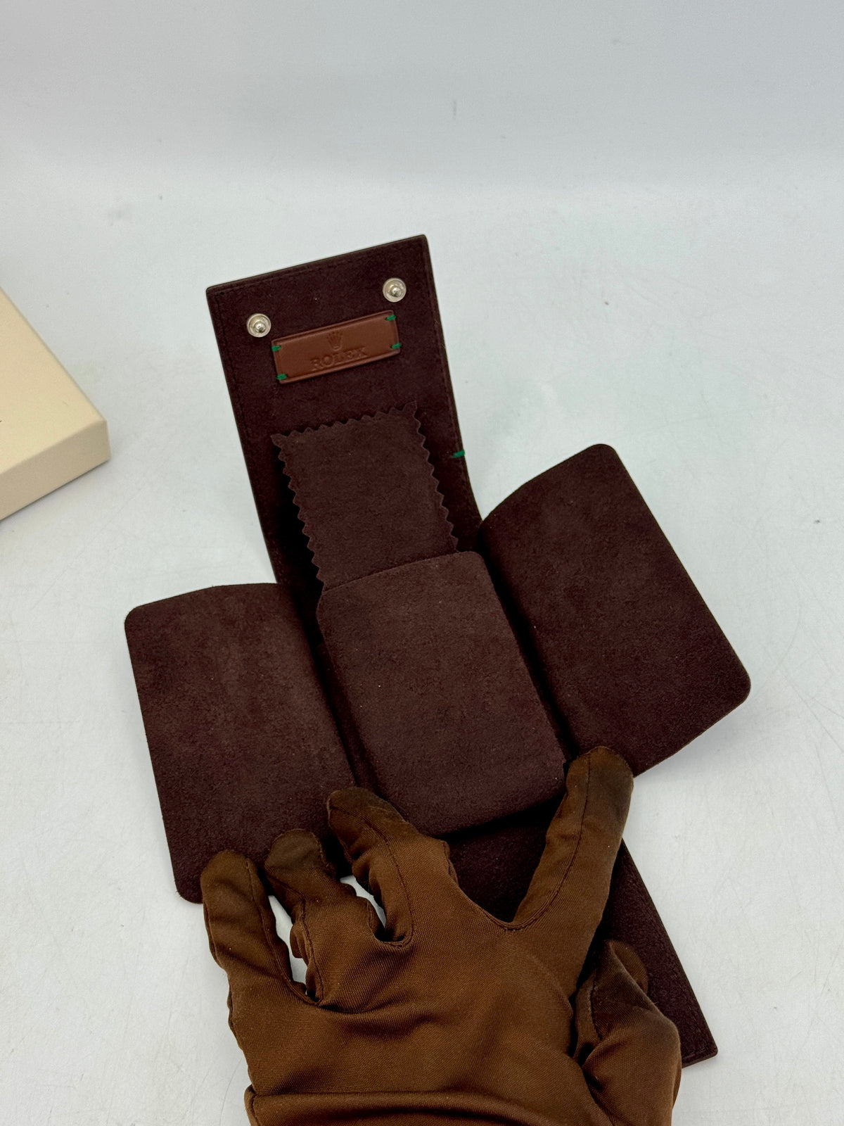 Rolex Leather Watch Travel Pouch