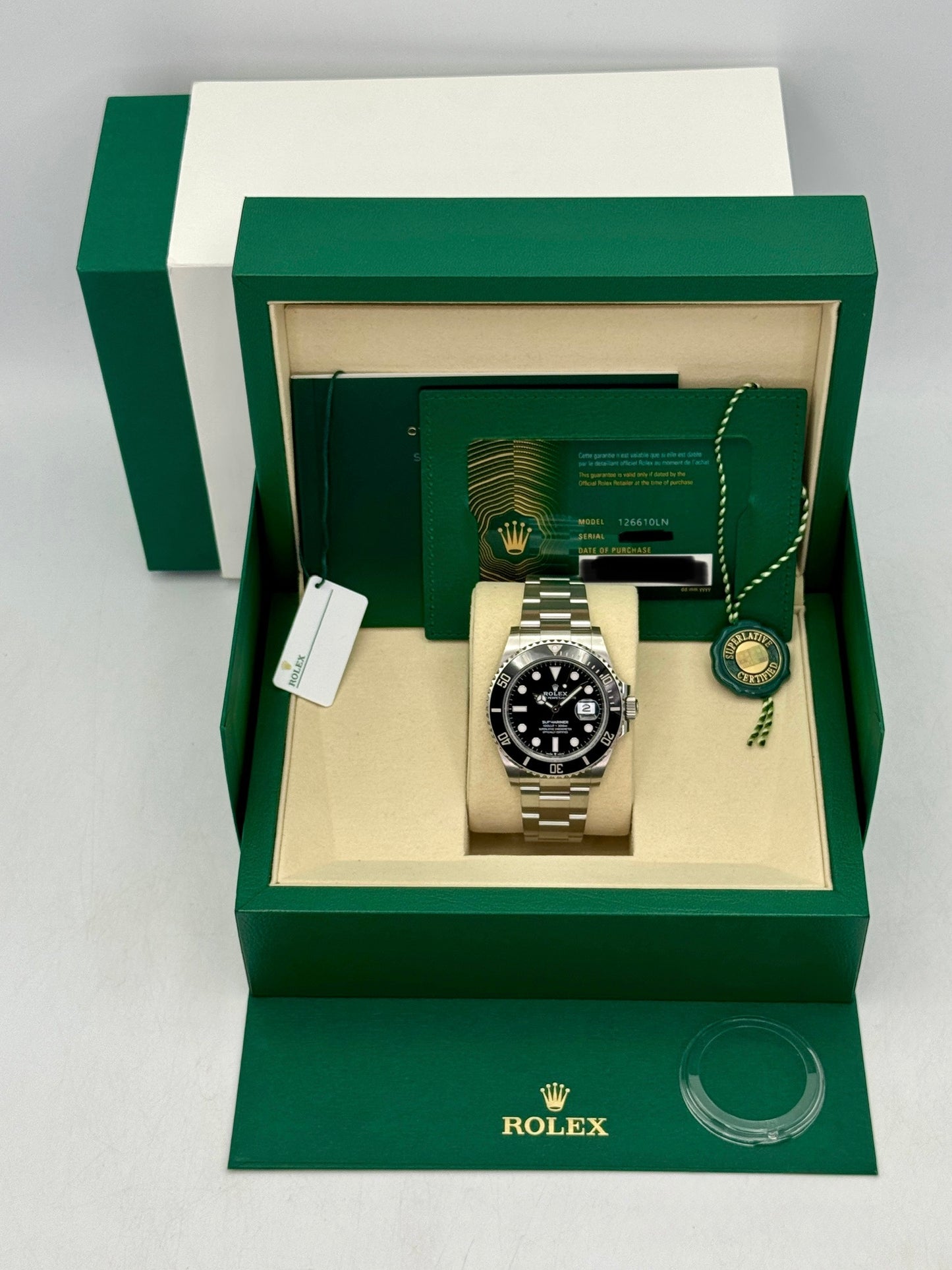 2025 Rolex Submariner 41mm 126610LN Stainless Steel Black Dial