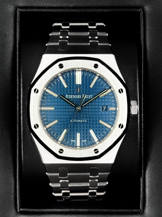 2017 Audemars Piguet Royal Oak 41mm 15400ST Blue Dial