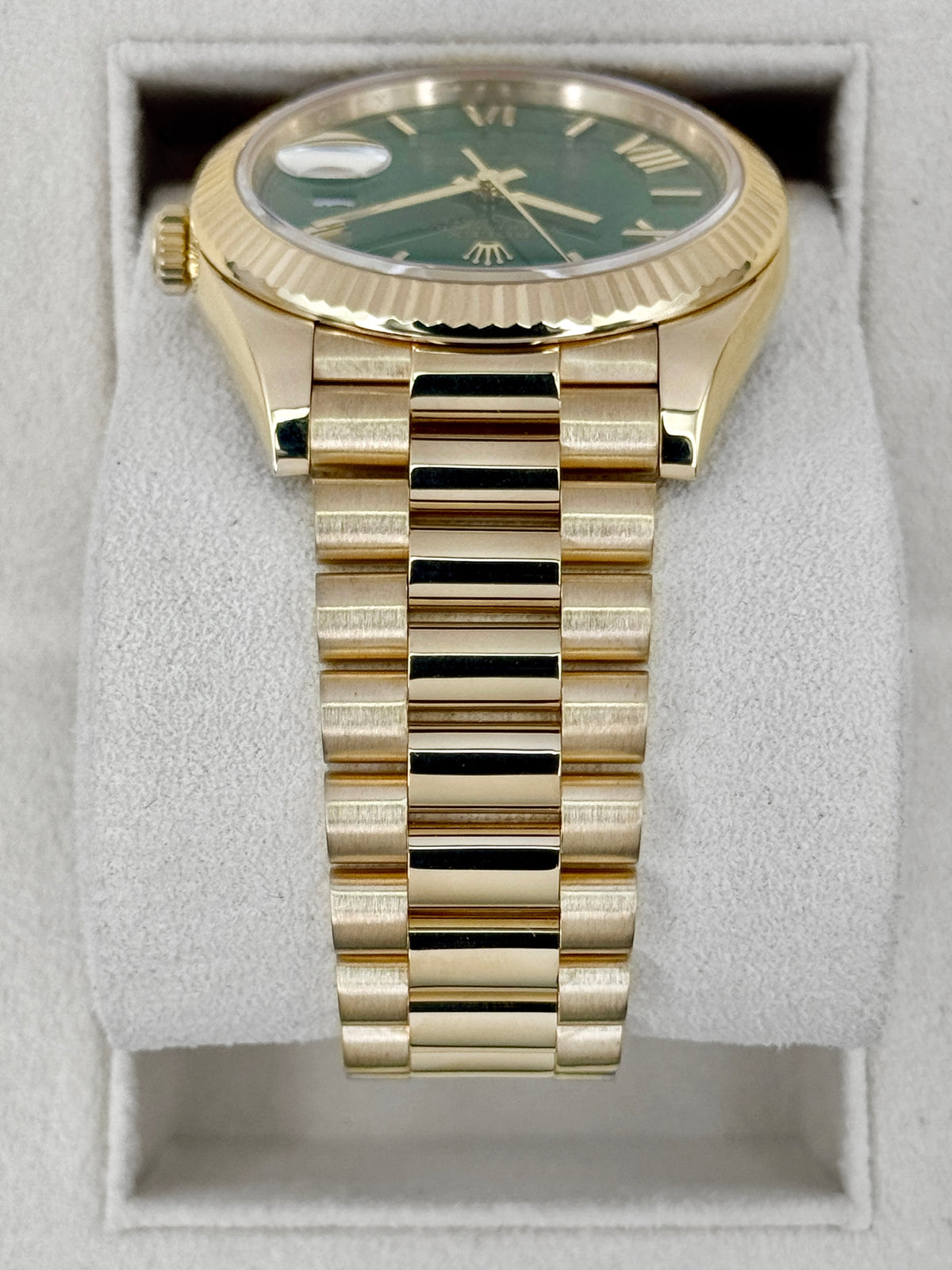 2022 Rolex Day-Date 40mm 228238 Presidential Green Dial
