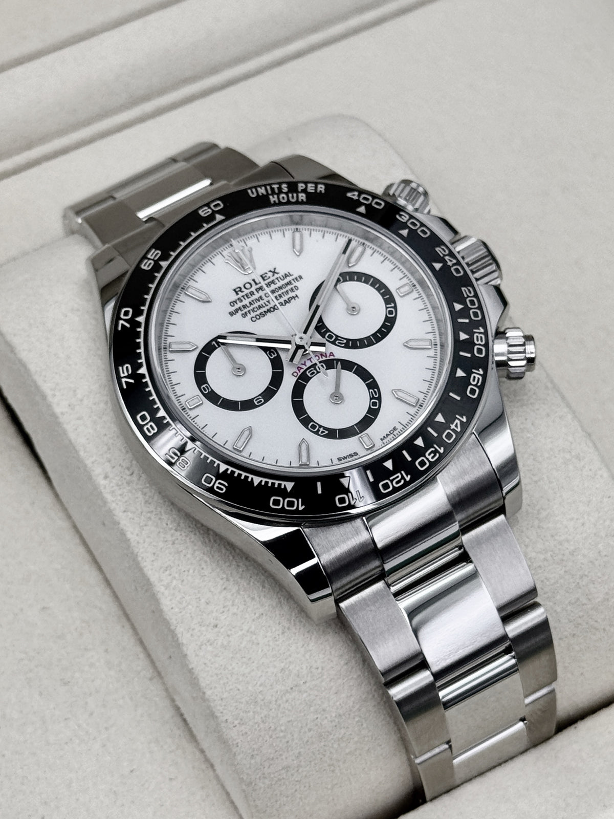 NEW 2026 Rolex Daytona 40mm 126500LN Stainless Steel Panda Dial (STICKERED)