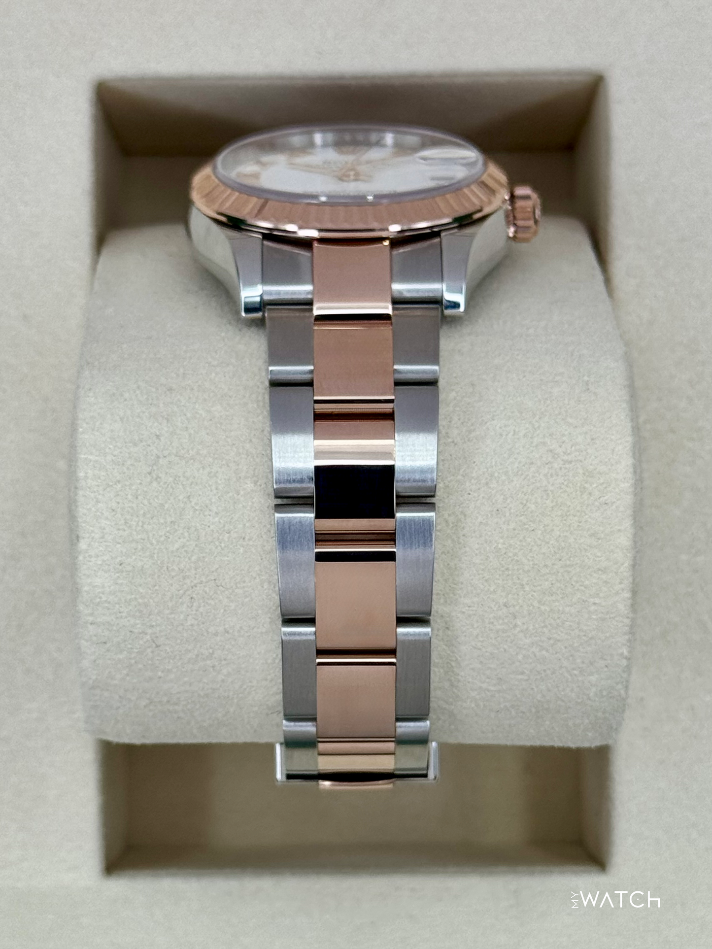 NEW 2025 Rolex Ladies Datejust 31mm 278271 Two-Tone Oyster White Dial - MyWatchLLC