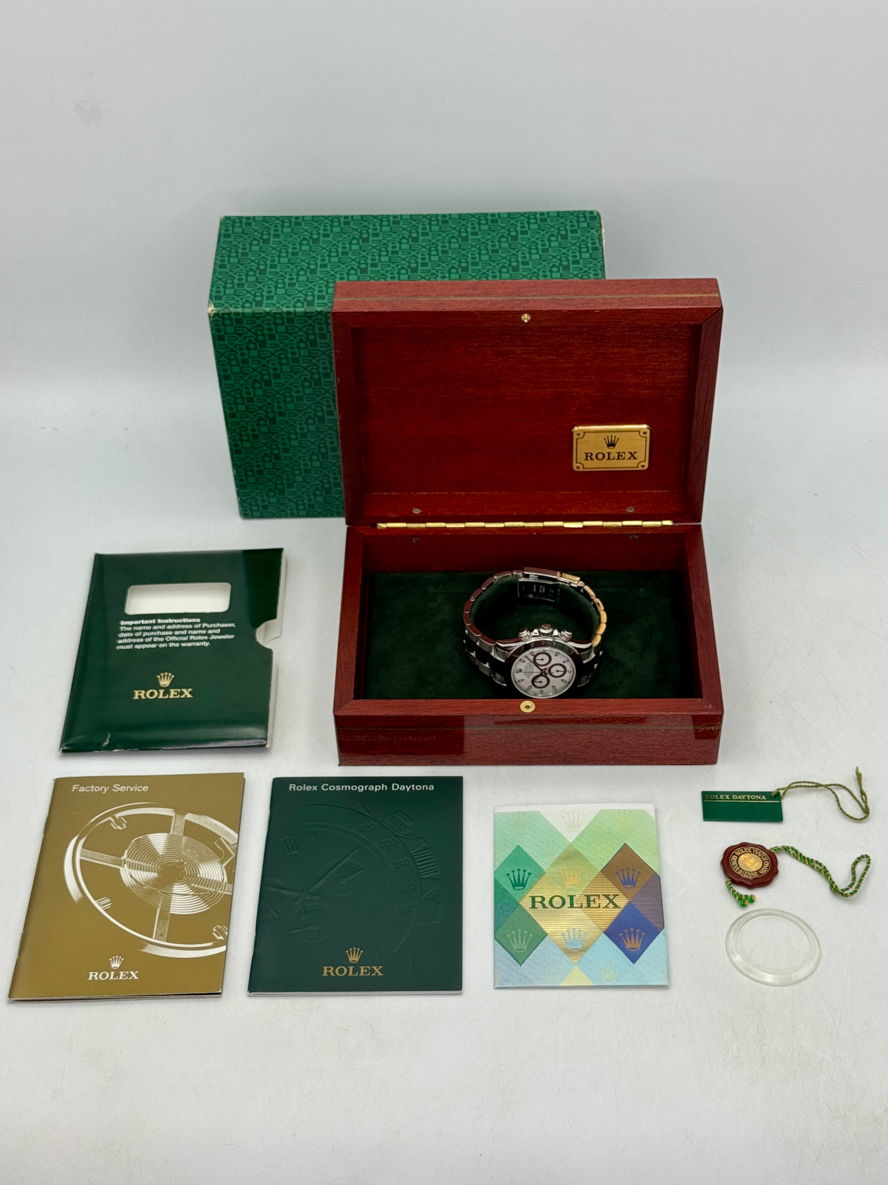 2003 Rolex Daytona 40mm 116520 Stainless Steel White Dial (Collectors