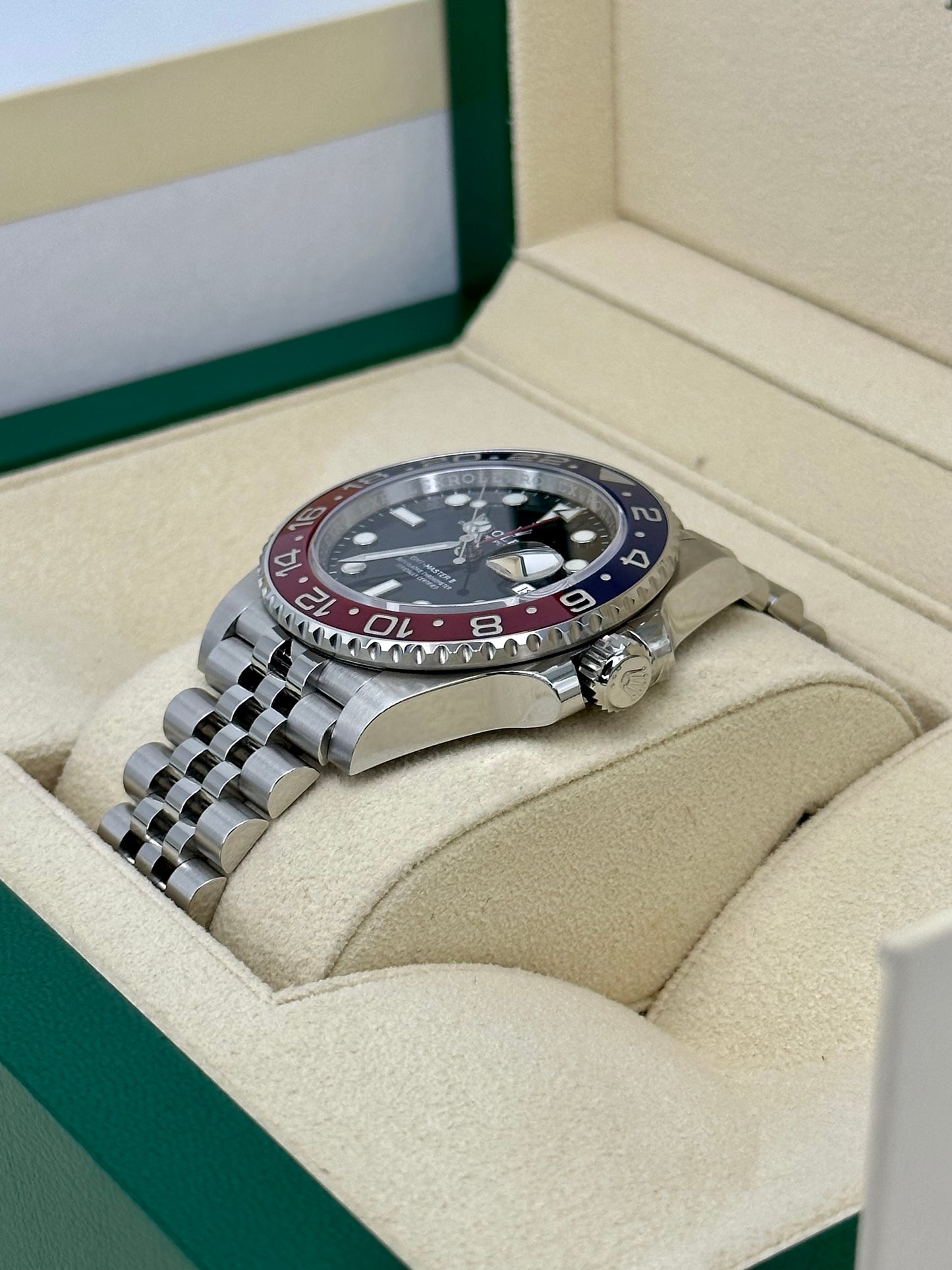 2022 Rolex GMT-Master II "Pepsi" 40mm 126710BLRO Jubilee Black Dial - MyWatchLLC