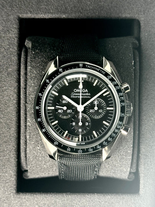 NEW 2024 Omega Speedmaster 42mm 310.32.42.50.01.001 Moonwatch Black Dial