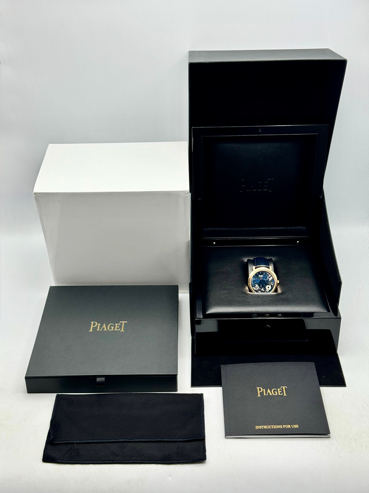 Piaget Altiplano 41mm G0A48125 Rose Gold Blue Dial