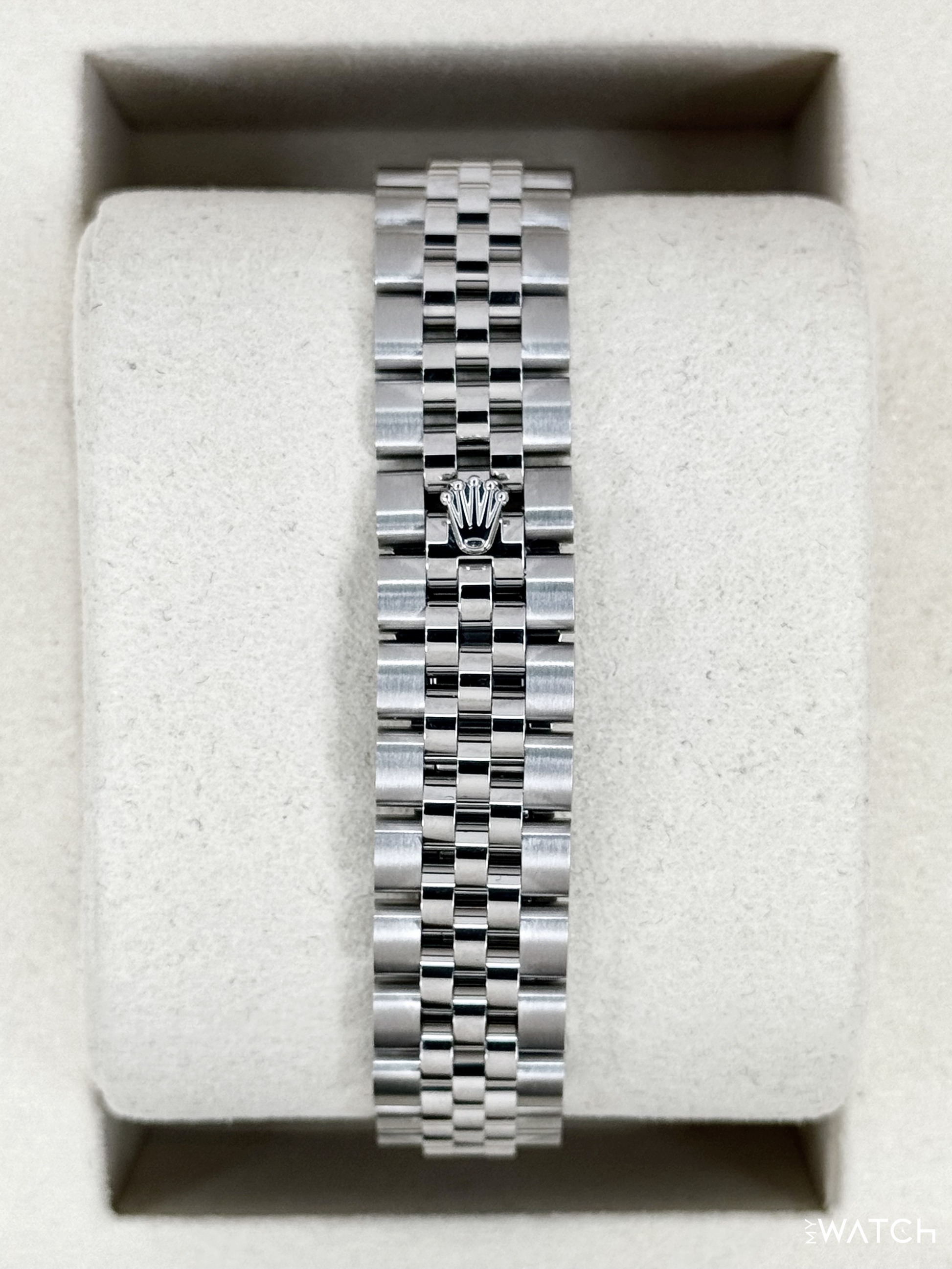 NEW 2025 Rolex Lady Datejust 28mm 279174 Stainless Steel Jubilee Silver Star Diamond Dial - MyWatchLLC
