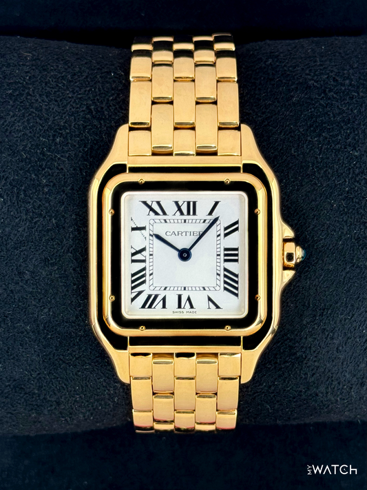 2025 Cartier Panthere De Cartier 31mm WGPN0051 Yellow Gold Silver Dial - MyWatchLLC
