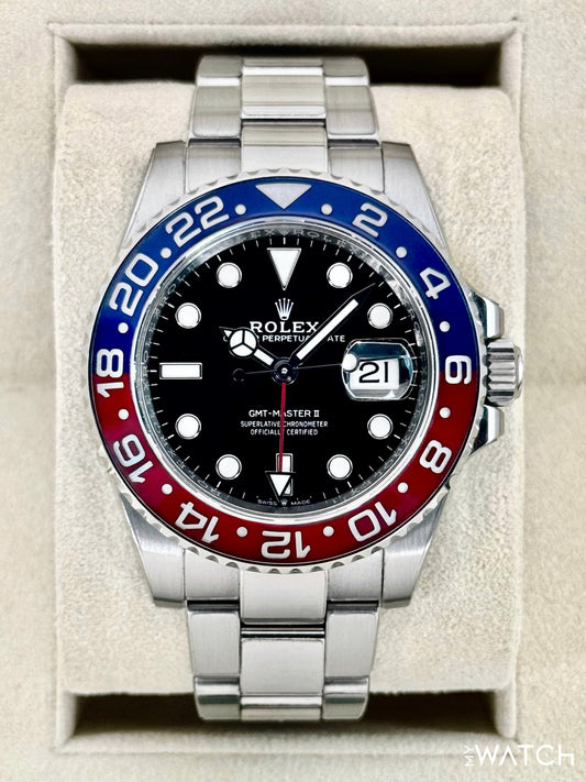 2022 Rolex GMT-Master II "Pepsi" 40mm 126710BLRO Oyster - MyWatchLLC