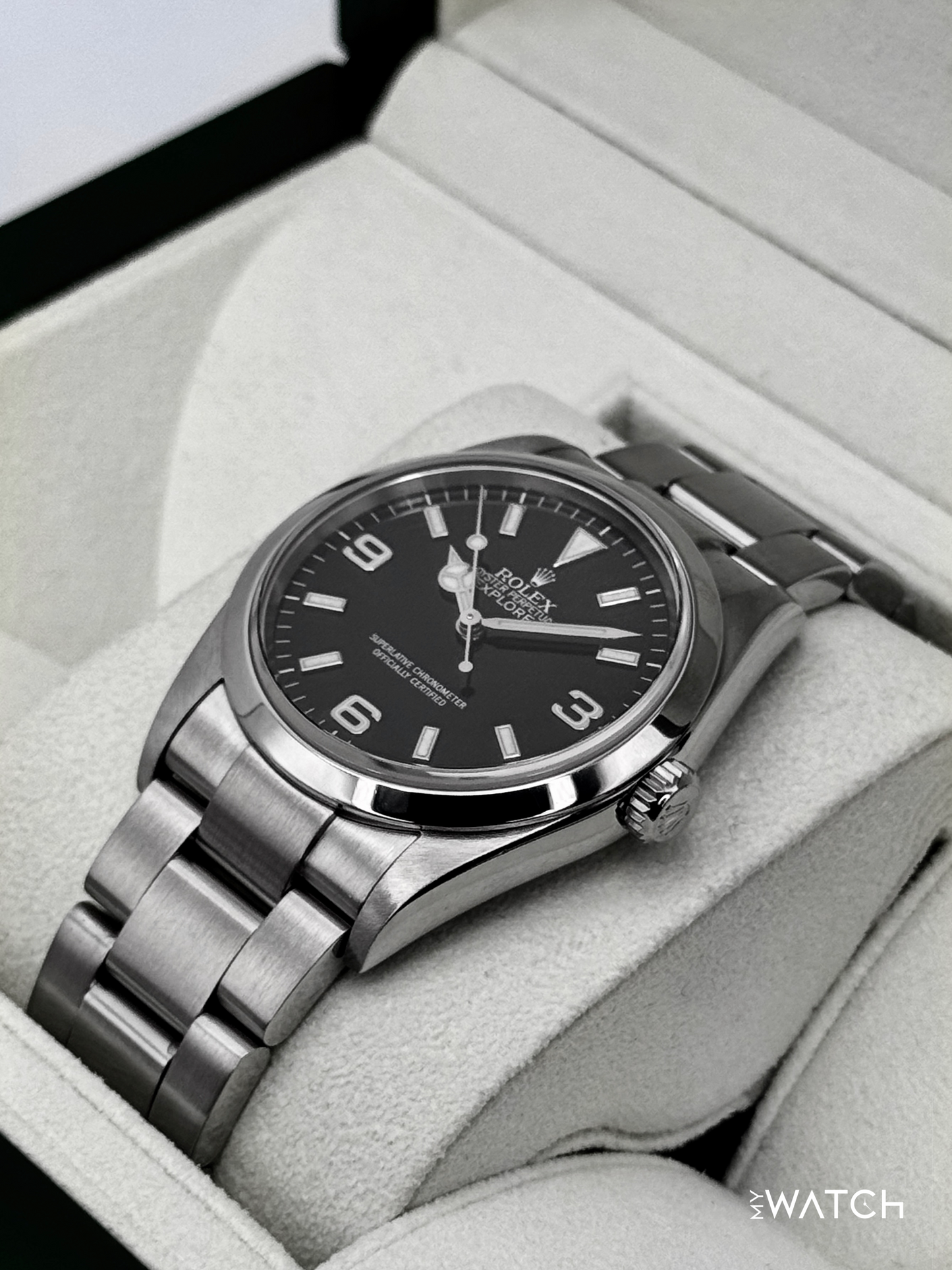 2005 Rolex Explorer 36mm 114270 Stainless Steel Black Dial