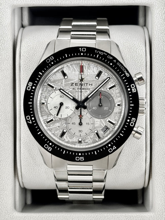2025 Zenith Chronomaster Sport 41mm 03.3120.3600/76.M3100 Stainless Steel Meteorite Dial