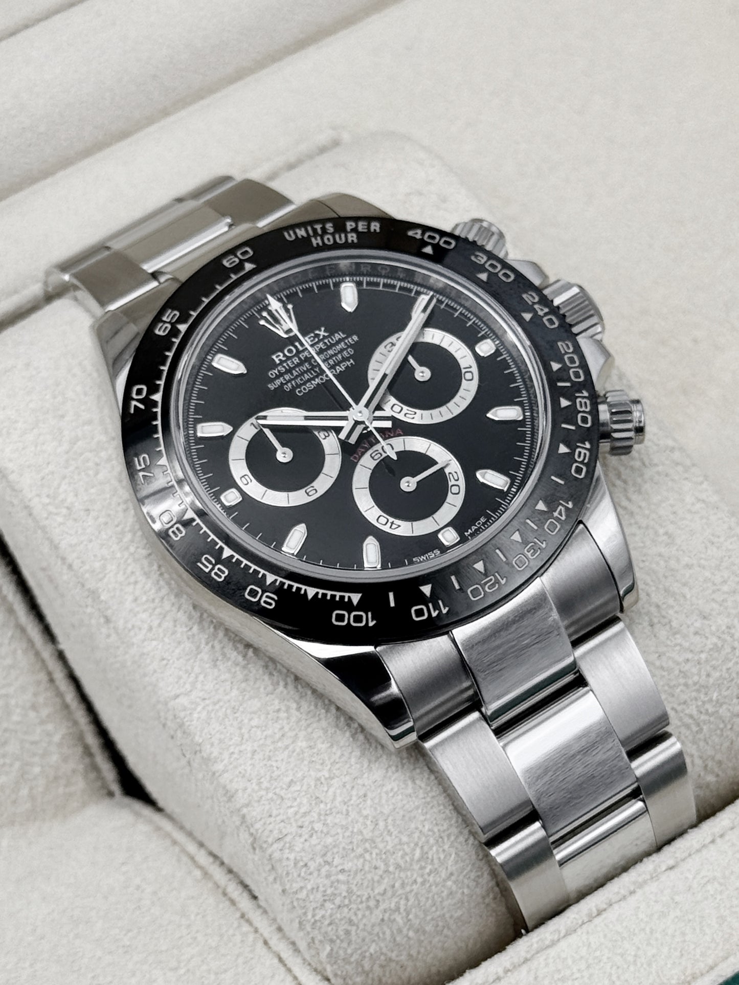 2024 Rolex Daytona 40mm 116500LN Stainless Steel Black Dial