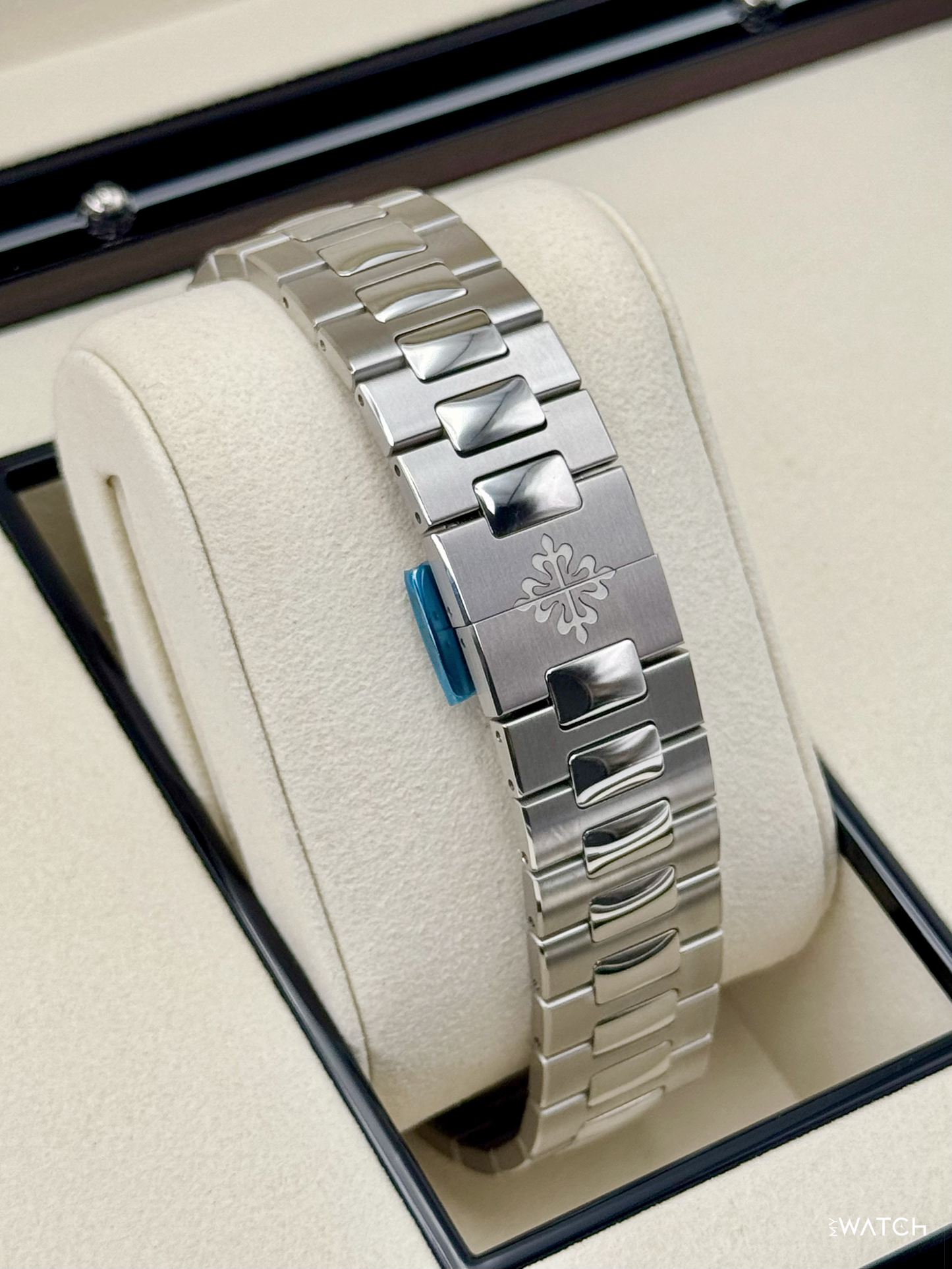 NEW 2026 Patek Philippe Nautilus Travel Time Chrono 40.5mm 5990 Blue-Noir Dial - MyWatchLLC