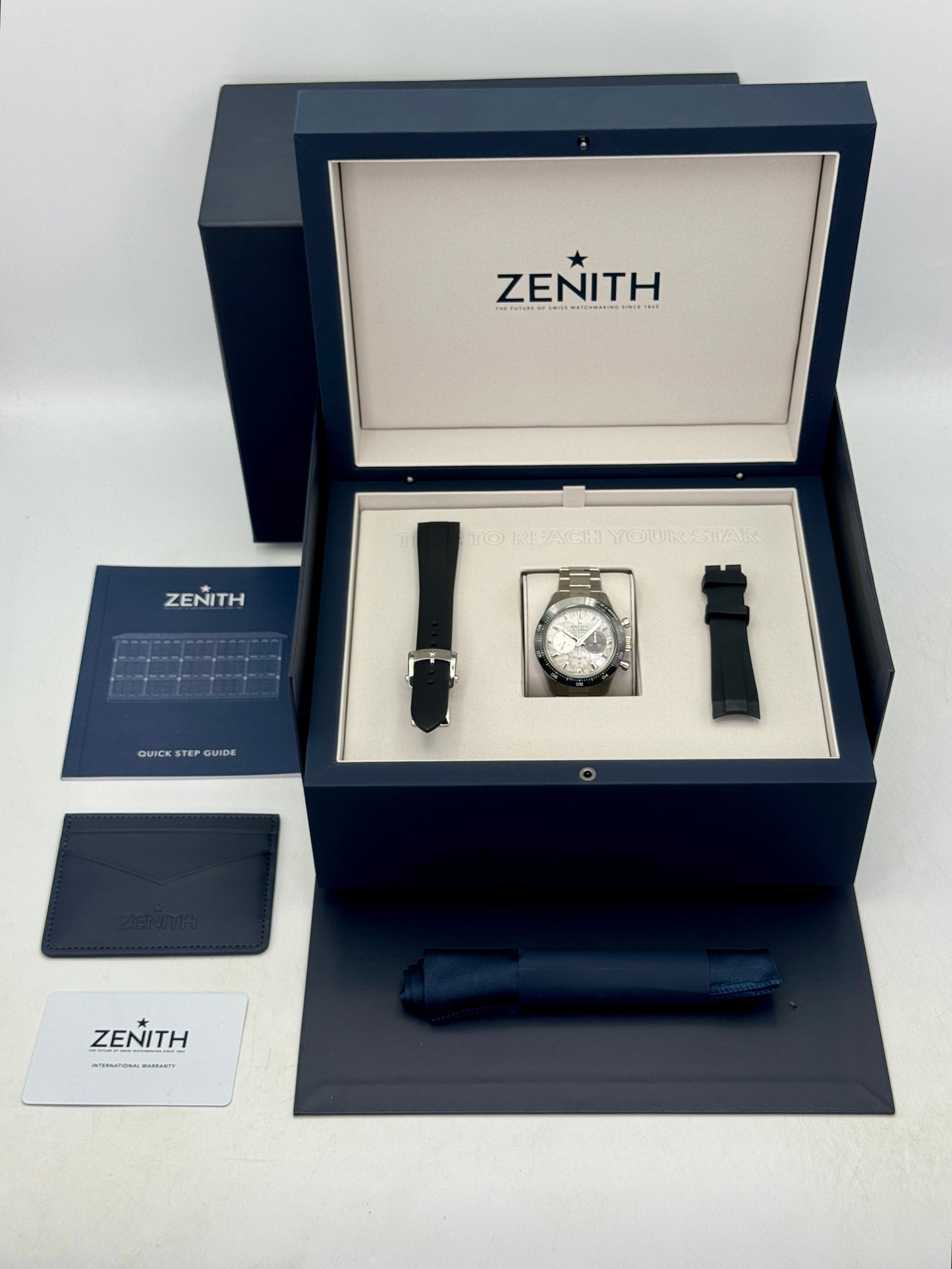 2025 Zenith Chronomaster Sport 41mm 03.3120.3600/76.M3100 Stainless Steel Meteorite Dial