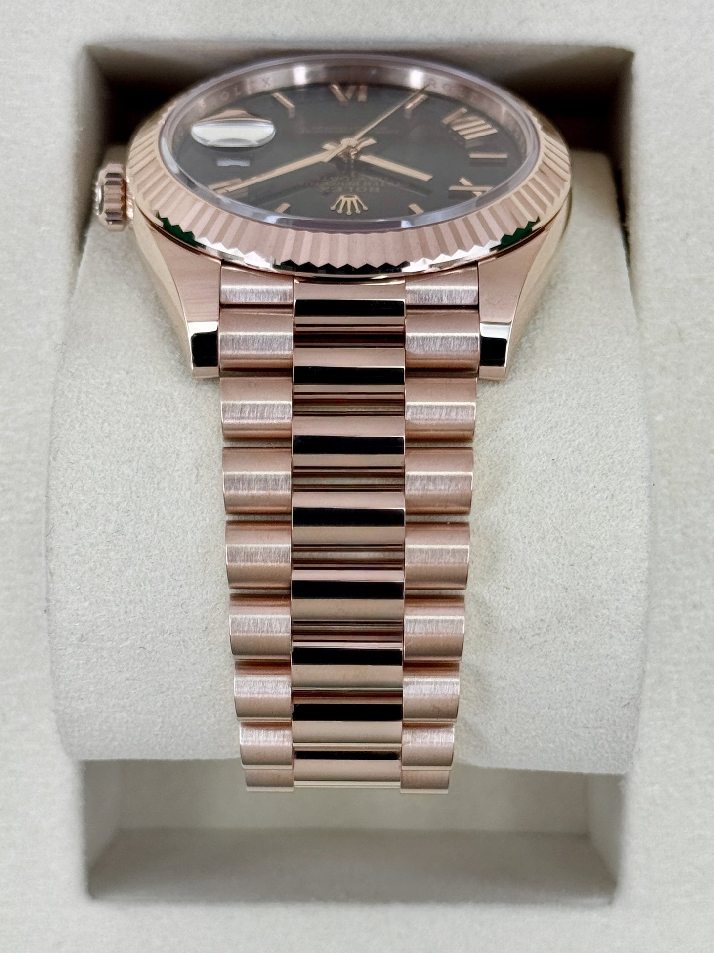 2026 Rolex Day-Date 40mm 228235 Presidential Slate Ombre Dial