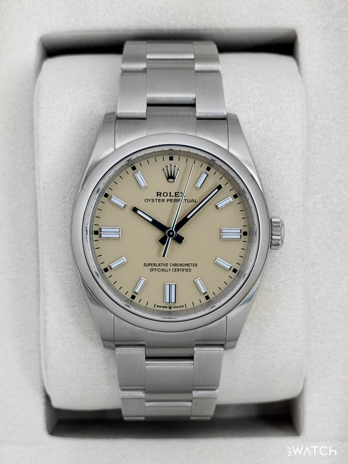 2025 Rolex Oyster Perpetual 36mm 126000 Beige Dial