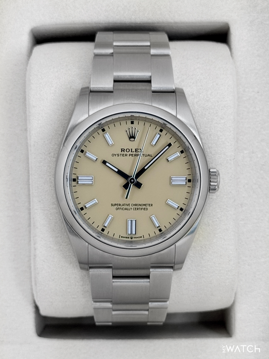 2025 Rolex Oyster Perpetual 36mm 126000 Beige Dial