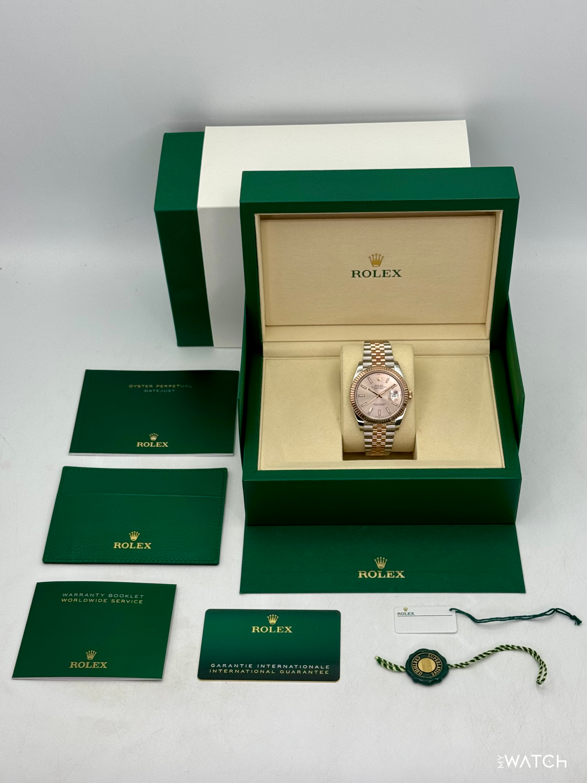 2025 Rolex Datejust 41mm 126331 Two-Tone Jubilee Sundust Dial - MyWatchLLC