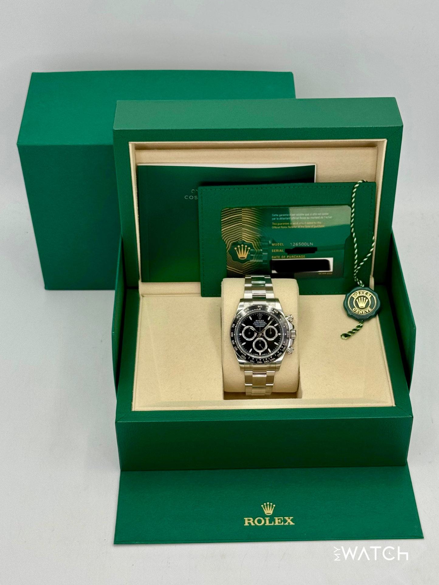 2025 Rolex Daytona 40mm 126500LN Stainless Steel Black Dial (STICKERED)