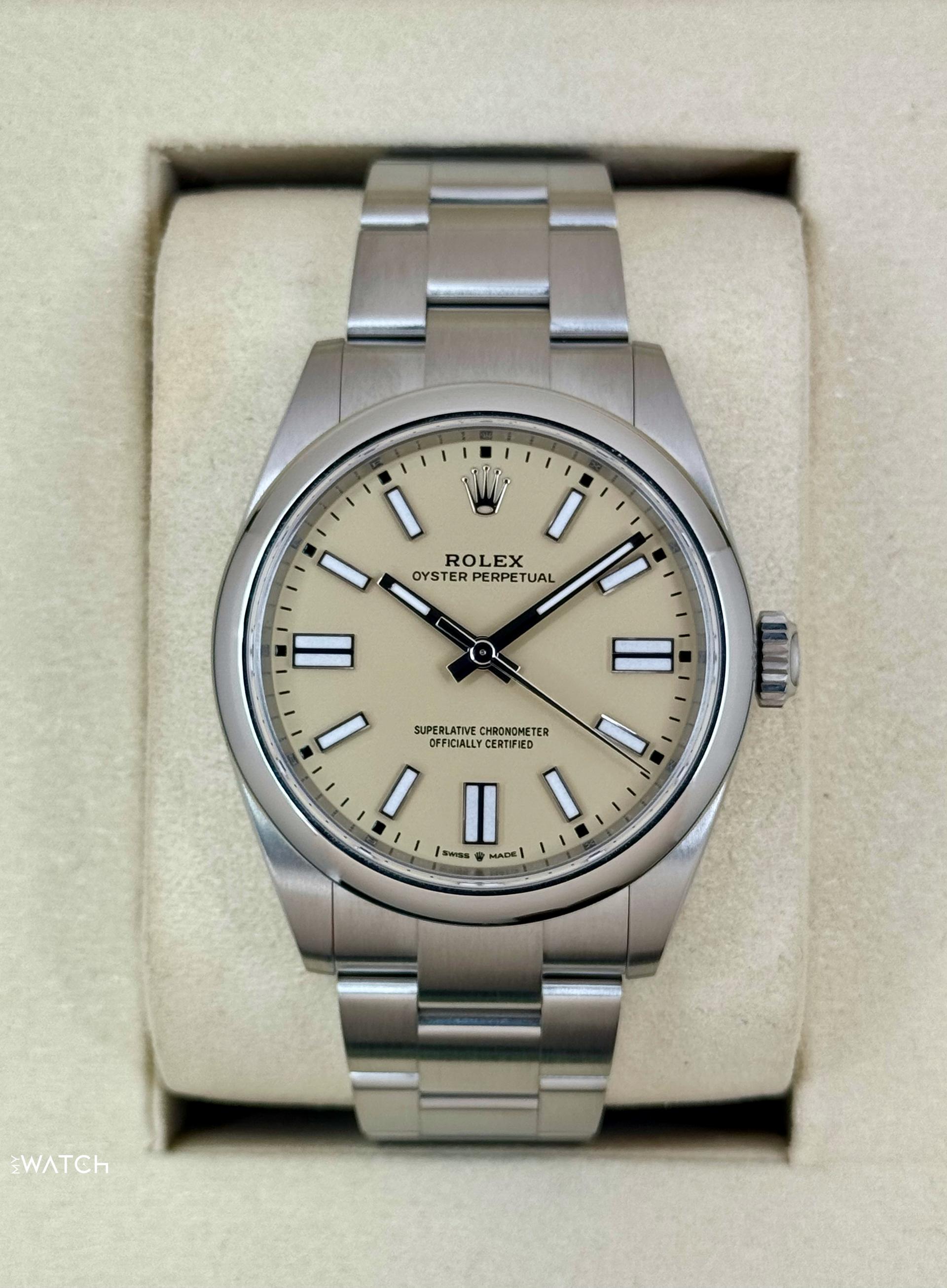 NEW 2025 Rolex Oyster Perpetual 41mm 134300 Beige Dial