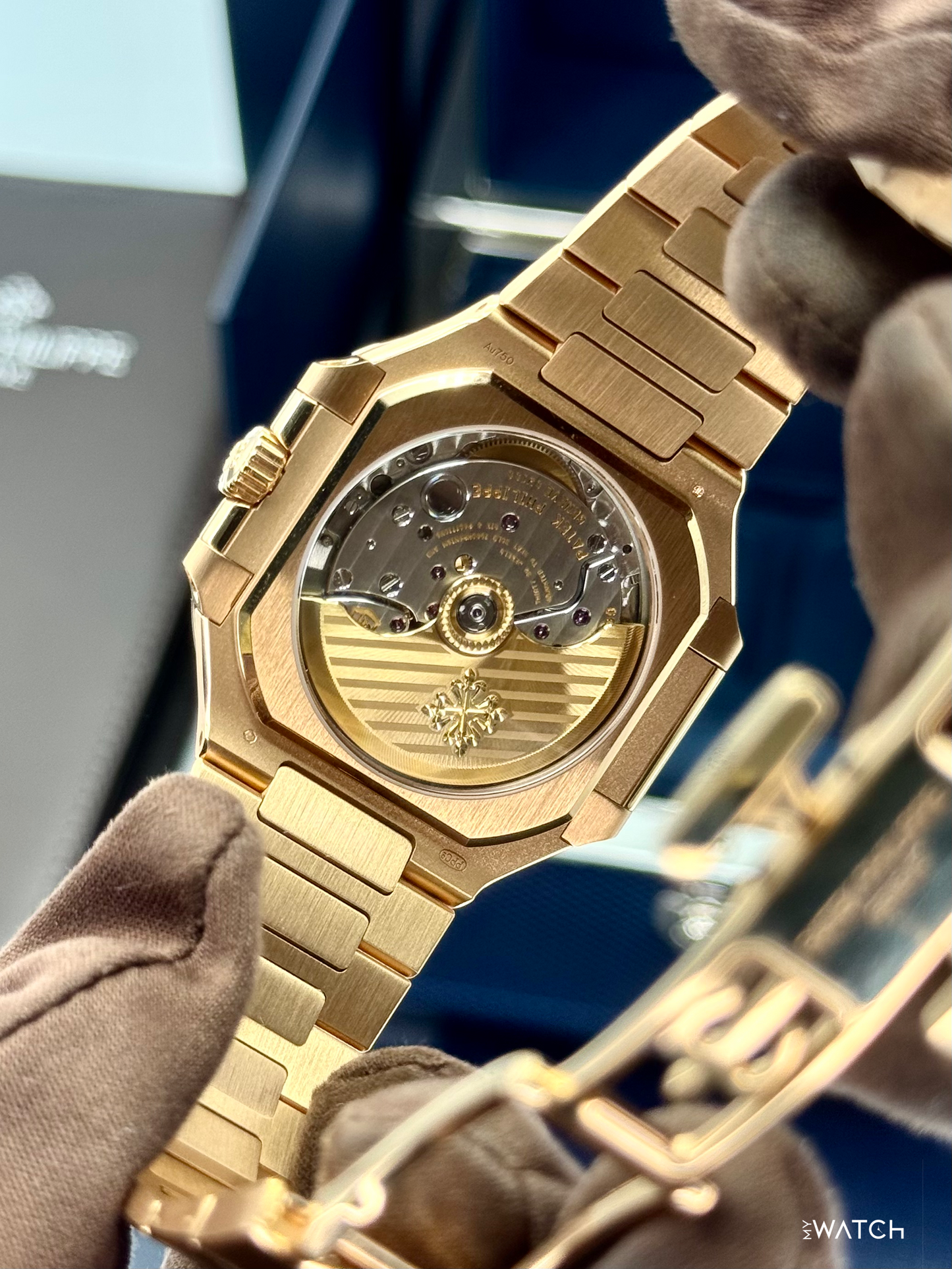 2025 Patek Philippe Cubitus 40mm 7128 Rose Gold Sunburst Brown Dial - MyWatchLLC
