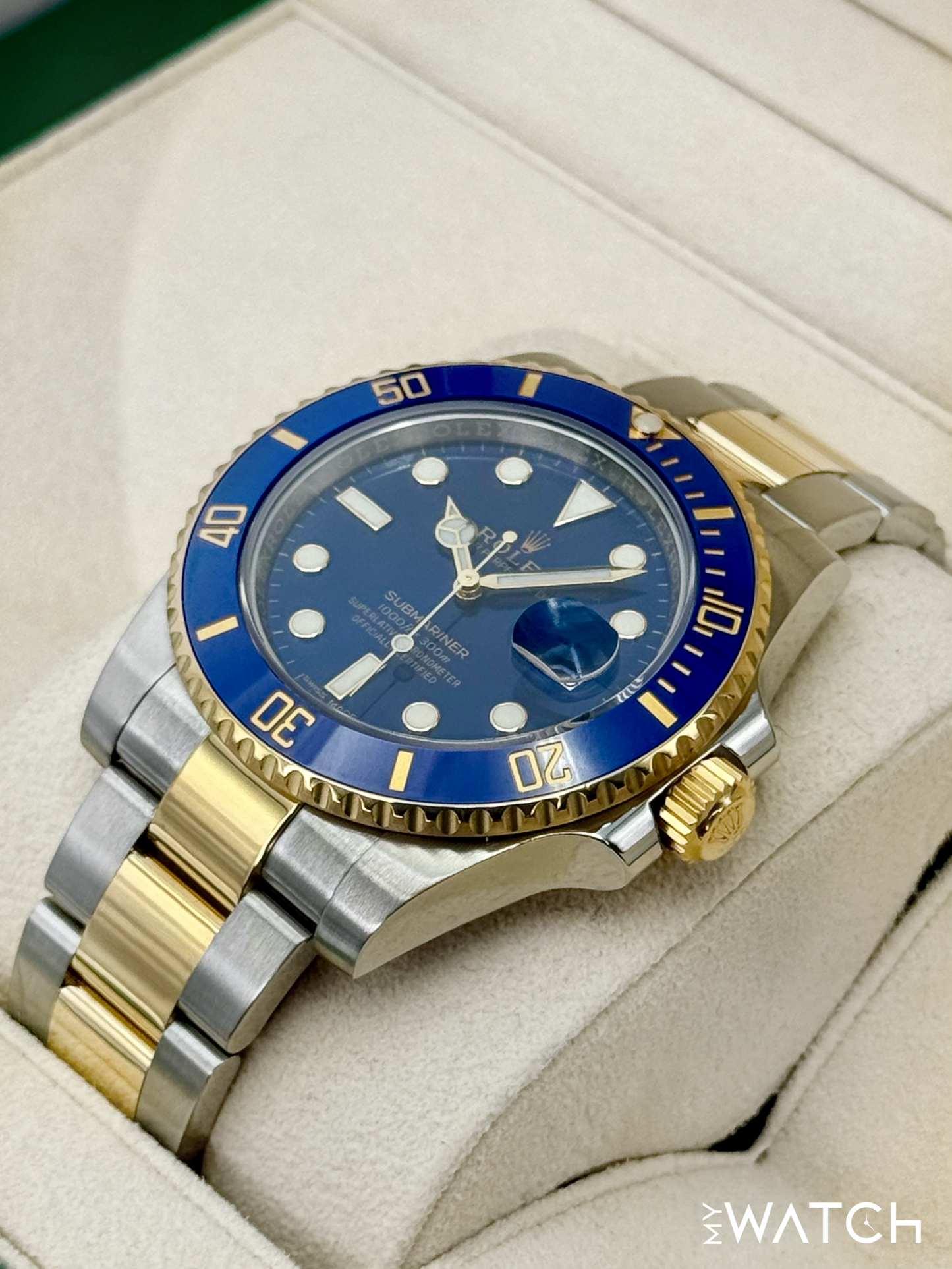 2019 Rolex Submariner "Bluesy" 40mm 116613LB Two-Tone Blue Dial