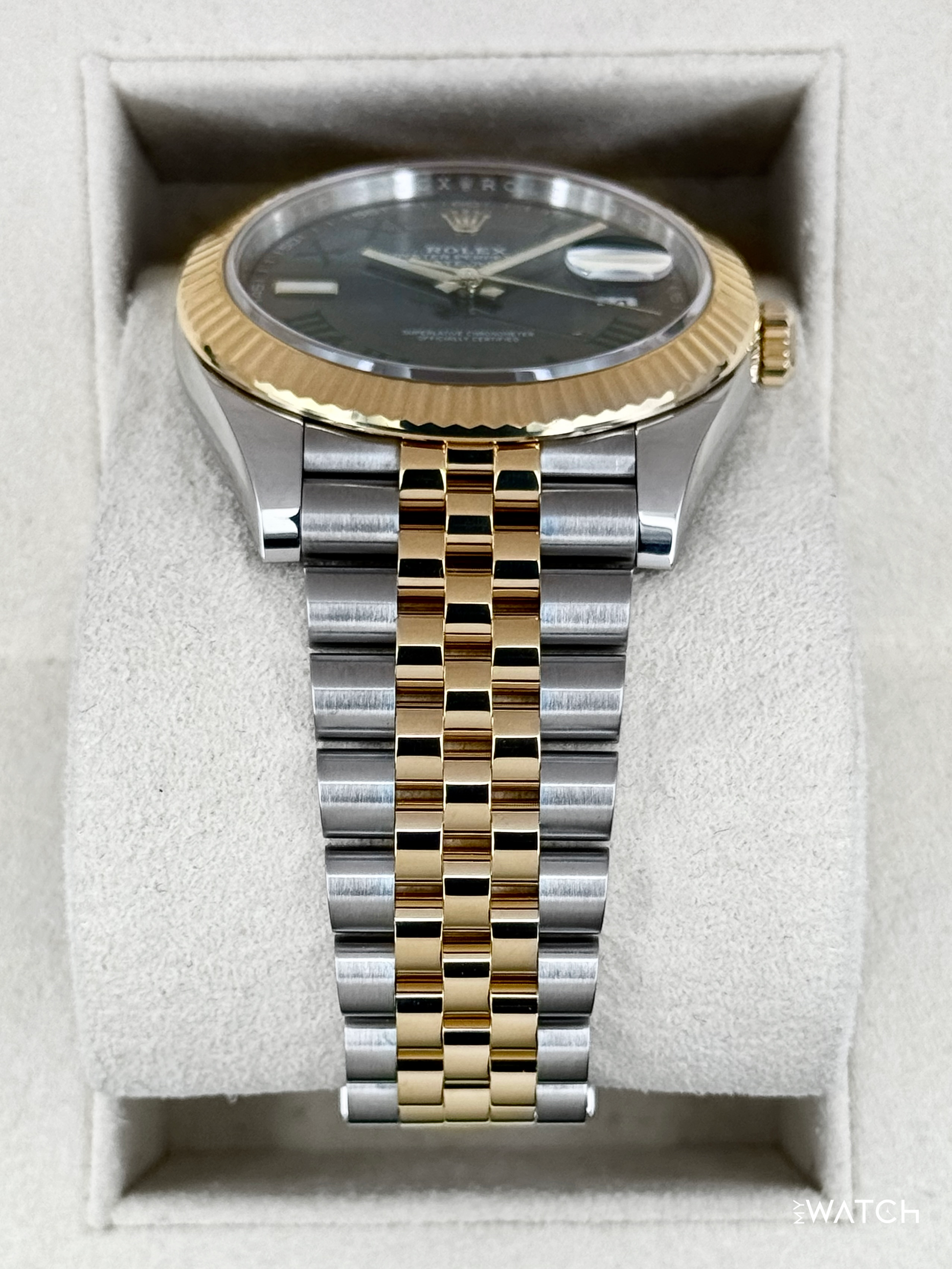 2020 Rolex Datejust 41mm 126333 Two-Tone Oyster Wimbledon Dial - MyWatchLLC