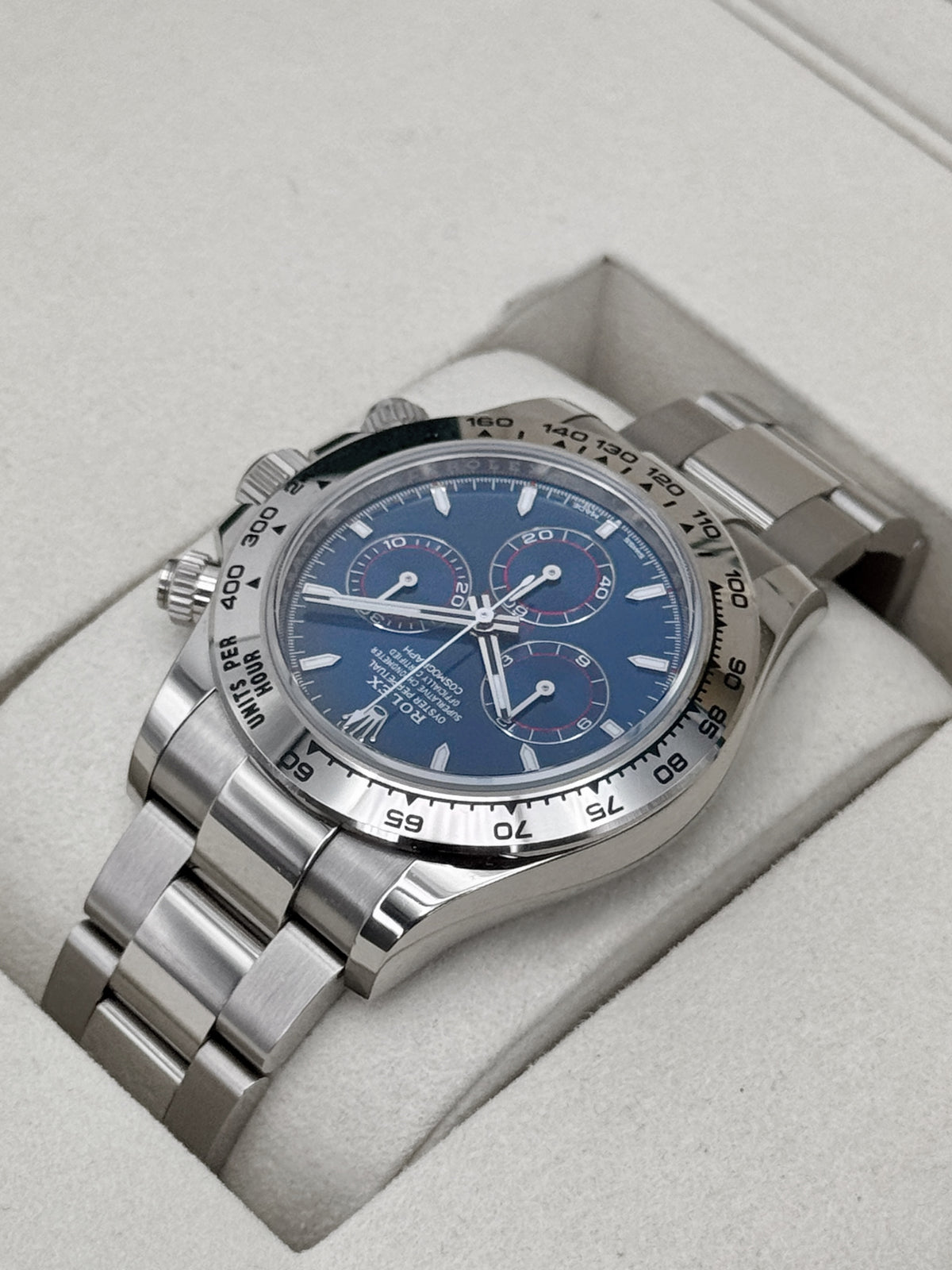 2026 Rolex Daytona 40mm 126509 White Gold Blue Dial