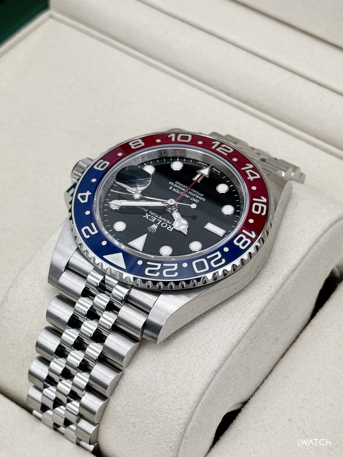 NEW 2025 Rolex GMT-Master II "Pepsi" 40mm 126710BLRO Jubilee - MyWatchLLC