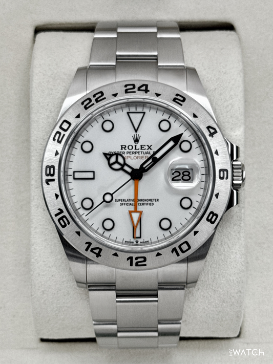 2025 Rolex Explorer II 42mm 226570 Polar White Dial - MyWatchLLC
