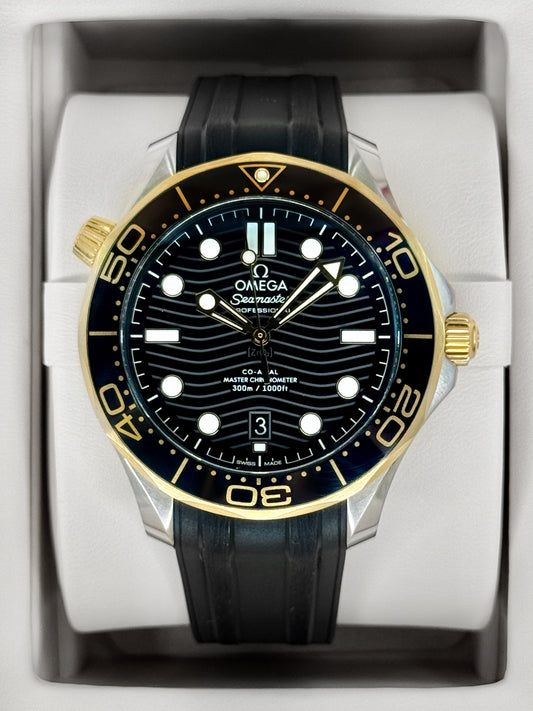 2025 Omega Seamaster Diver 300M 42mm 210.22.42.20.01.001 Black Dial