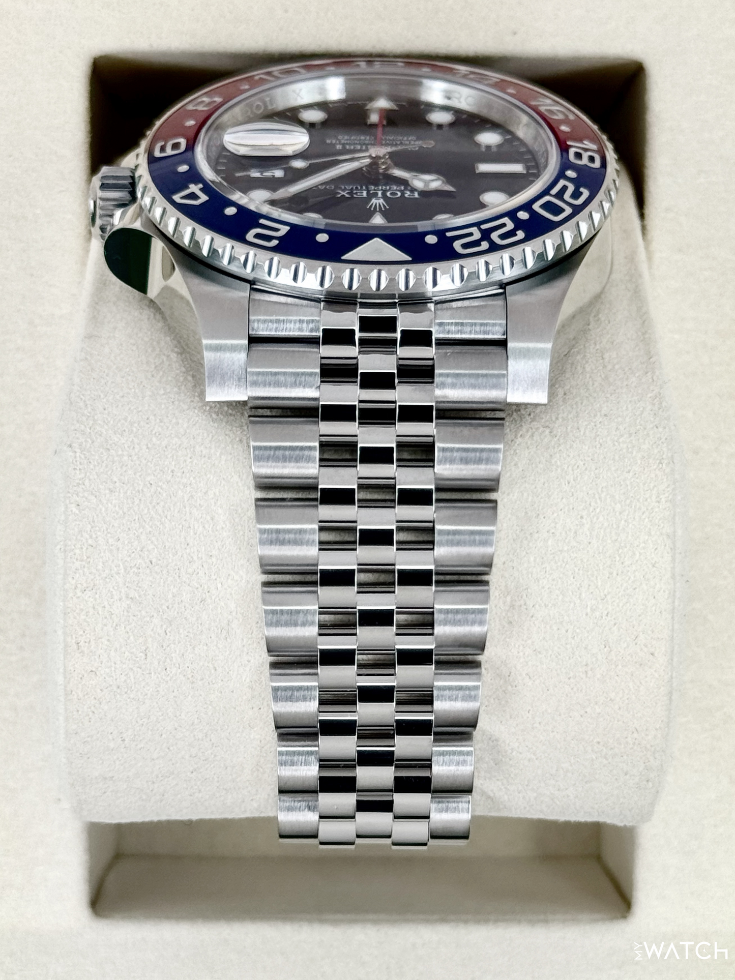 NEW 2026 Rolex GMT-Master II "Pepsi" 40mm 126710BLRO Jubilee (STICKERED) - MyWatchLLC
