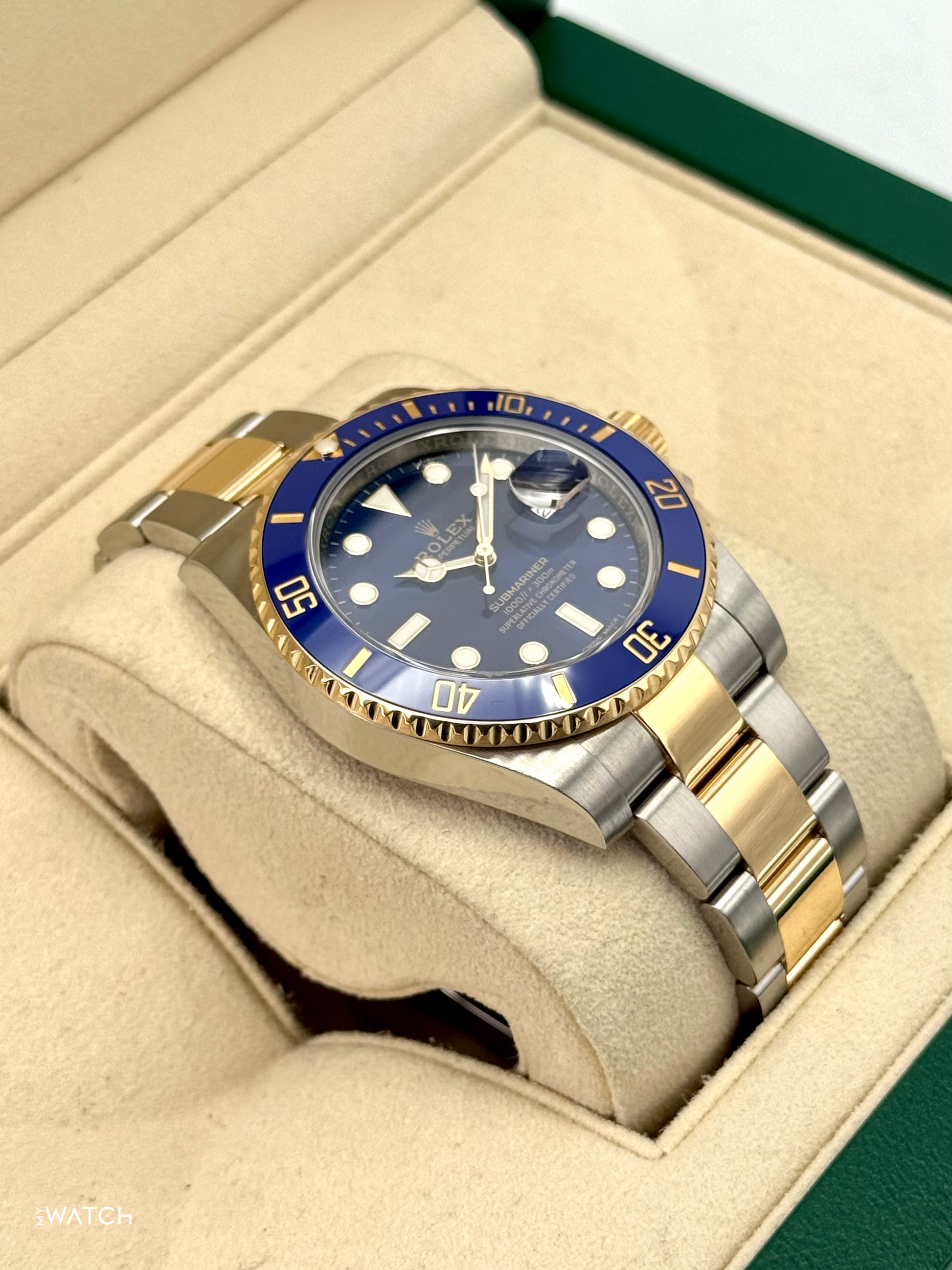 2020 Rolex Submariner "Bluesy" 40mm 116613LB Two-Tone Blue Dial - MyWatchLLC