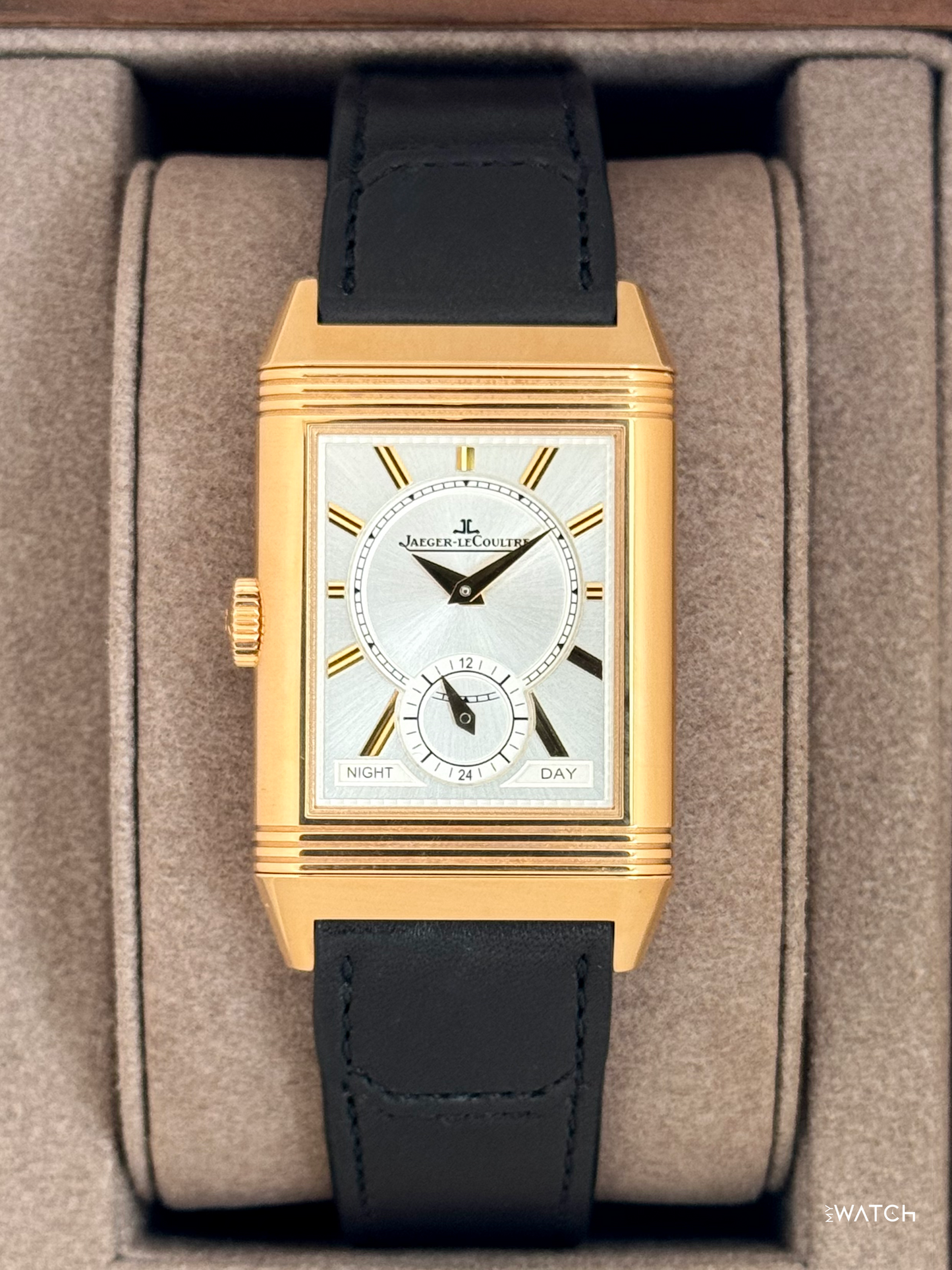 2024 Jaeger-Coultre Reverso Tribute 47mm Q3982590 Rose Gold Blue Dial