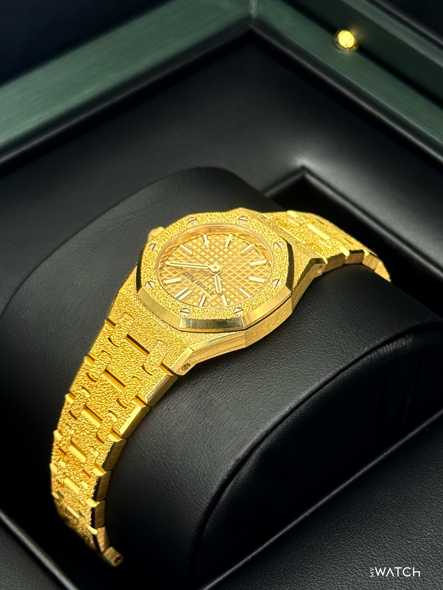 NEW 2026 Audemars Piguet Royal Oak Mini Frosted 23mm 67630BA Yellow Gold Dial - MyWatchLLC